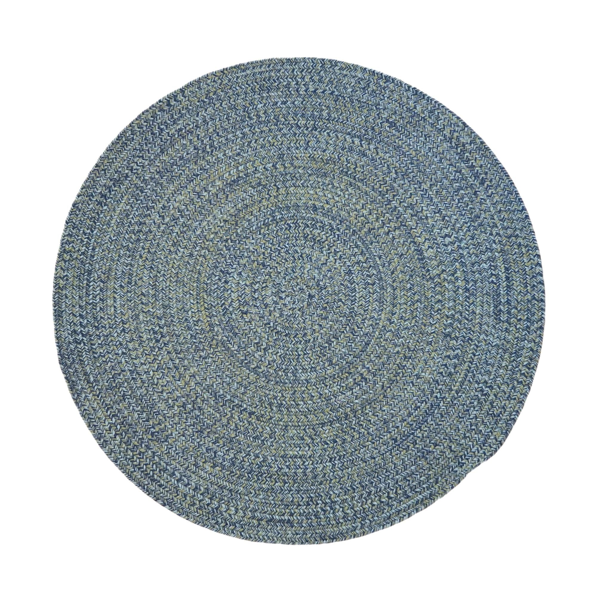 Braided A348 Blue Rugs #color_blue