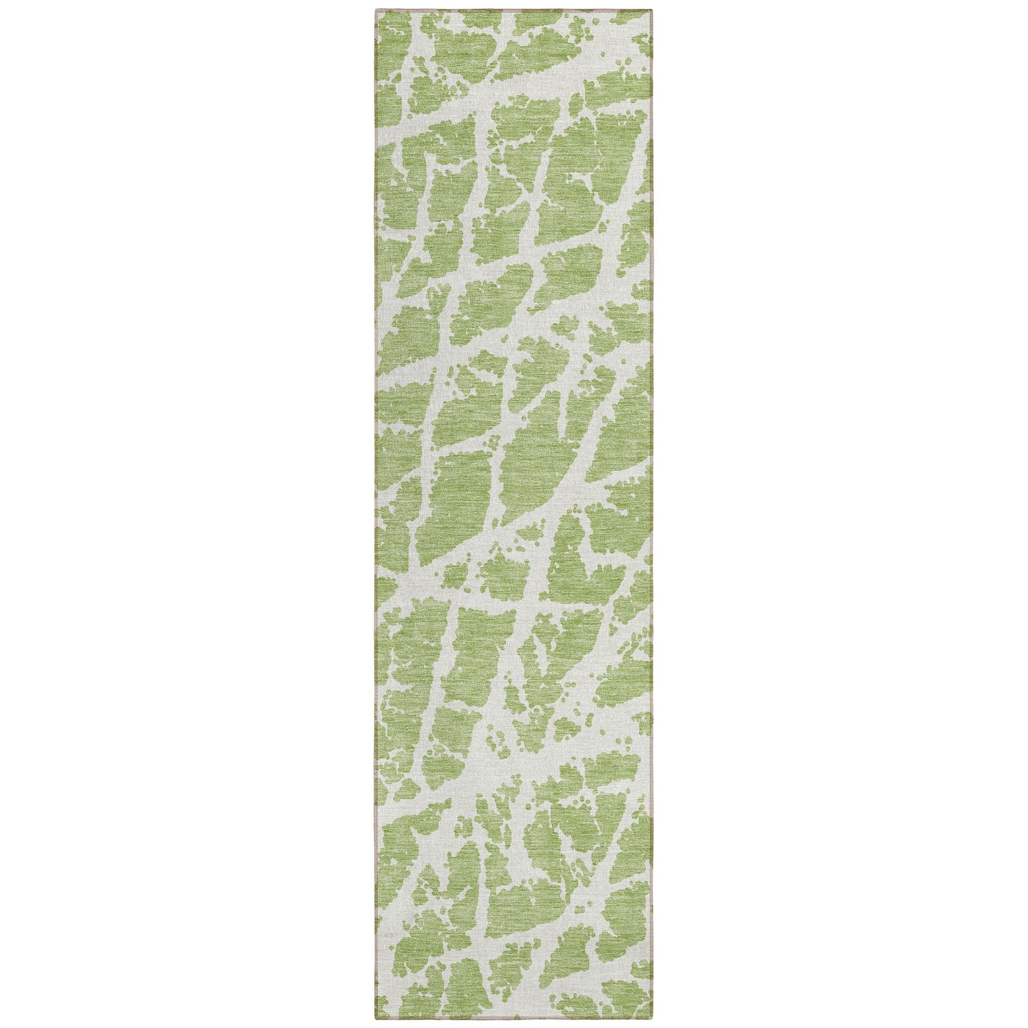 Machine Made ACN501 Aloe Green Rugs #color_aloe green