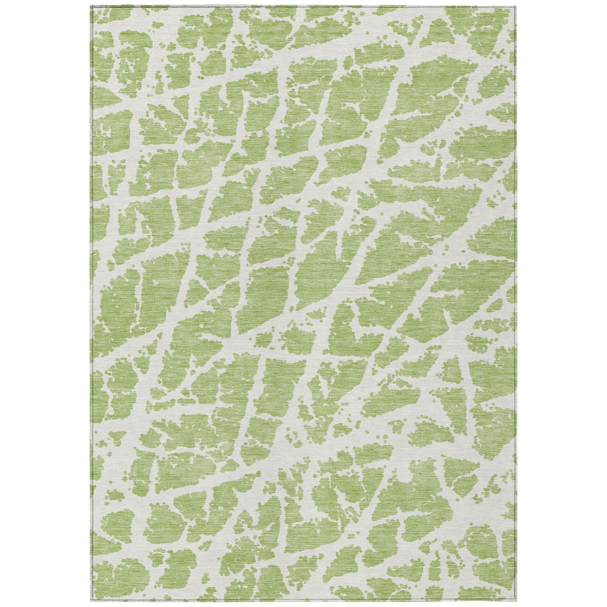 Machine Made ACN501 Aloe Green Rugs #color_aloe green