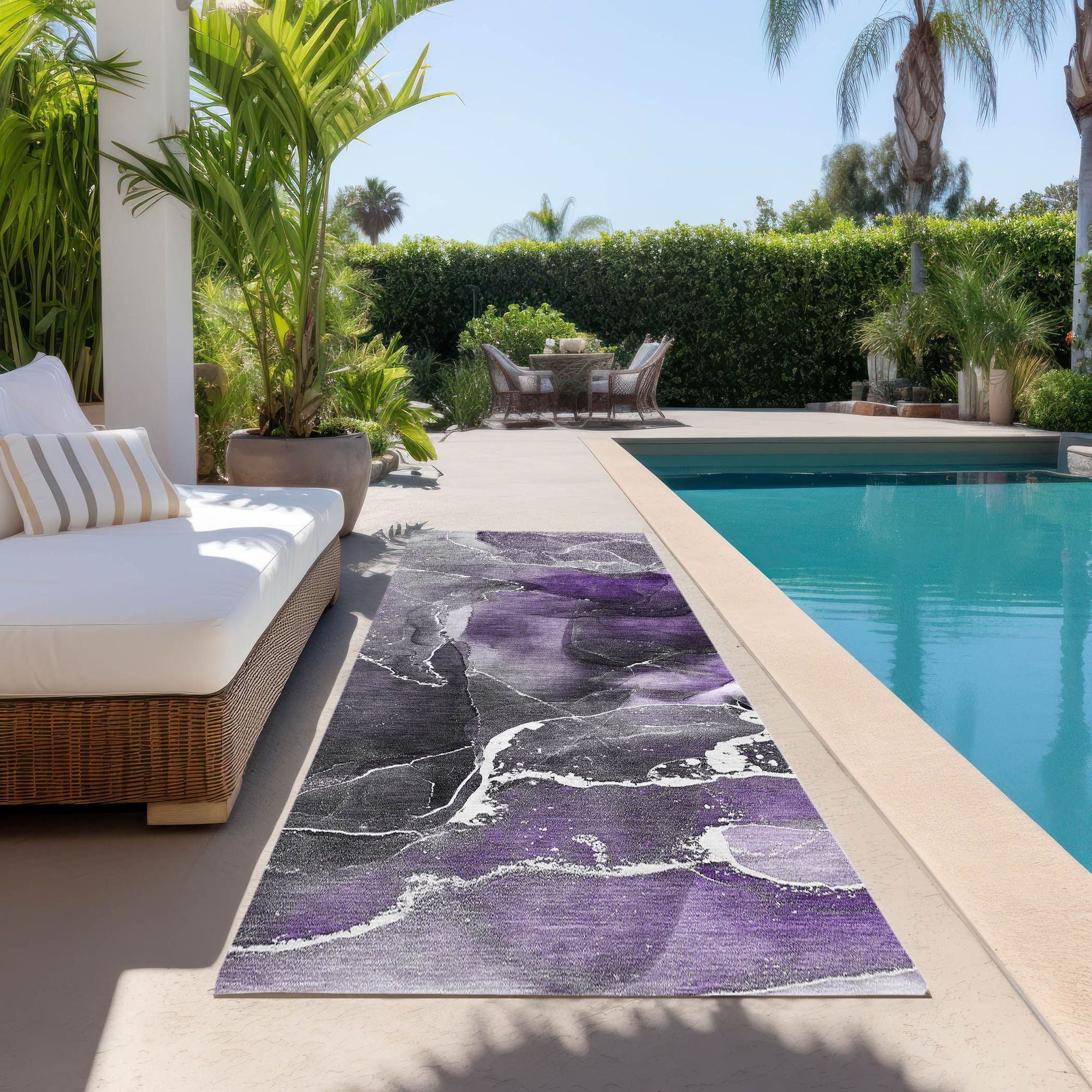 Machine Made ACN503 Purple  Rugs #color_purple 