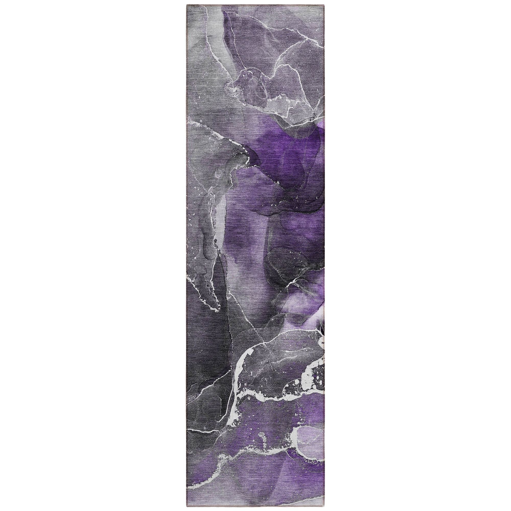 Machine Made ACN503 Purple  Rugs #color_purple 