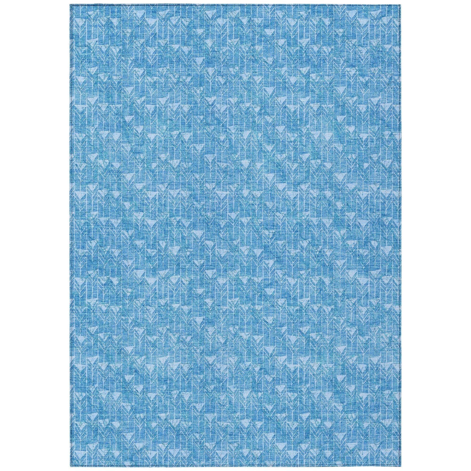 Machine Made ACN514 Blue  Rugs #color_blue 