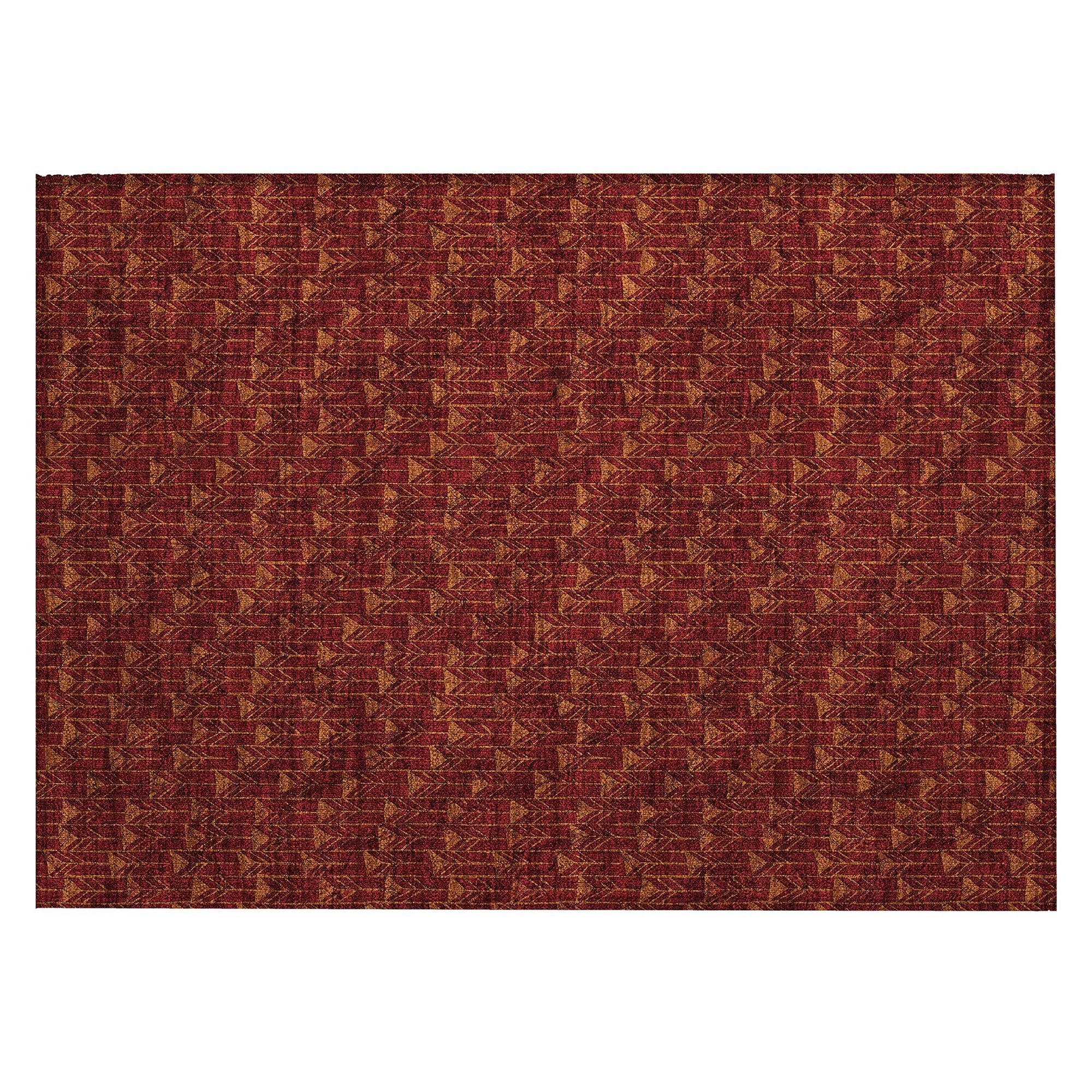 Machine Made ACN514 Burgundy Red Rugs #color_burgundy red