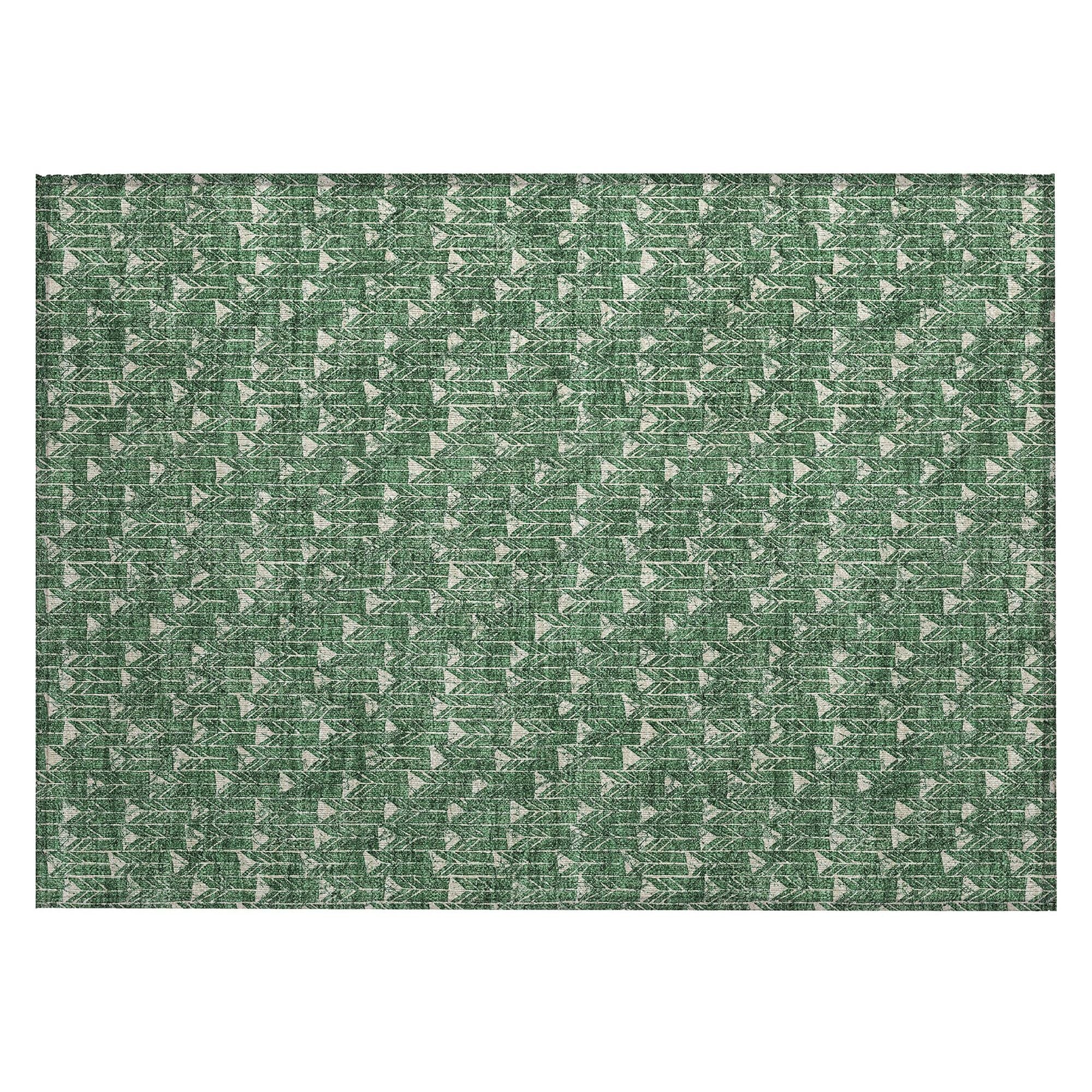 Machine Made ACN514 Green  Rugs #color_green 