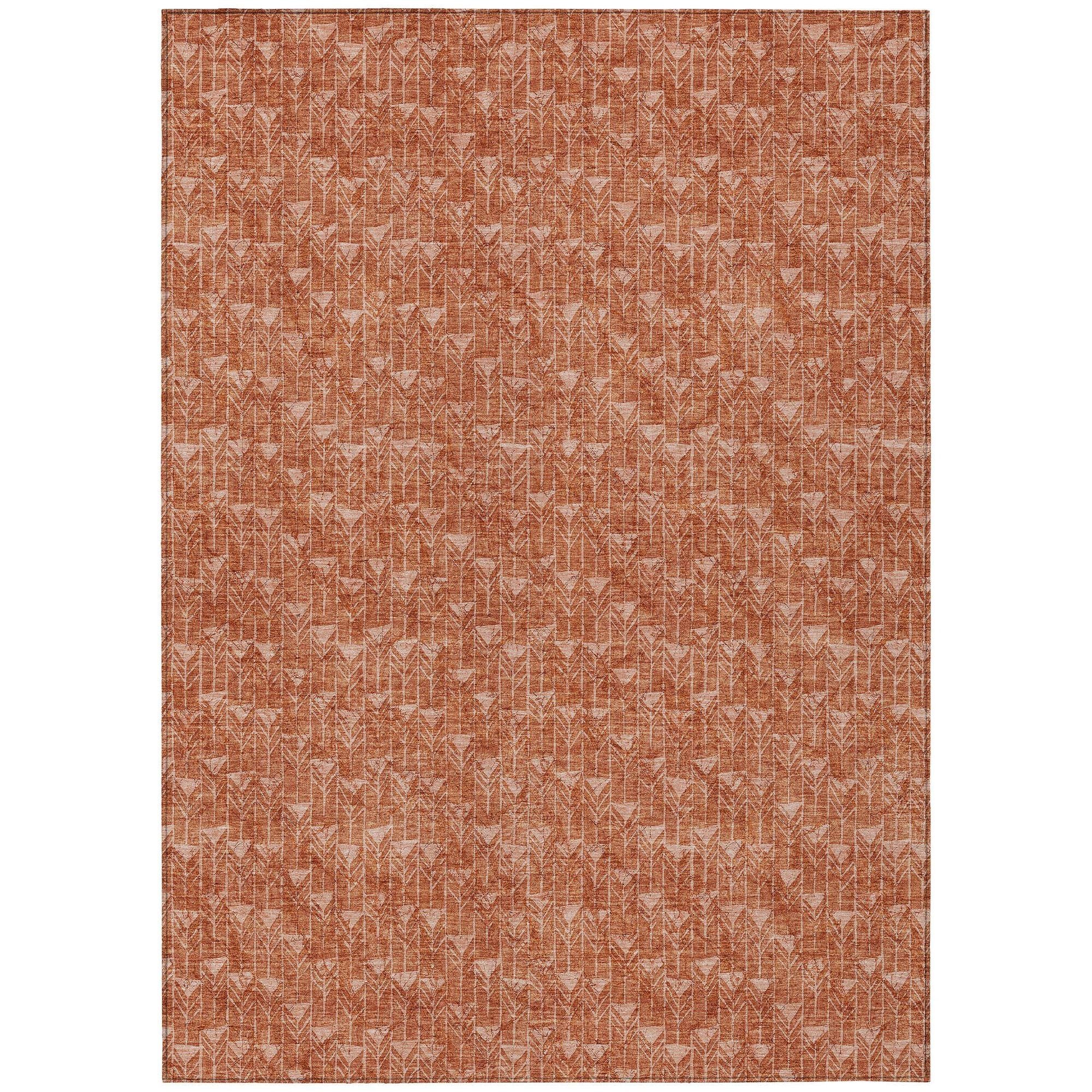 Machine Made ACN514 Terracotta Orange Rugs #color_terracotta orange