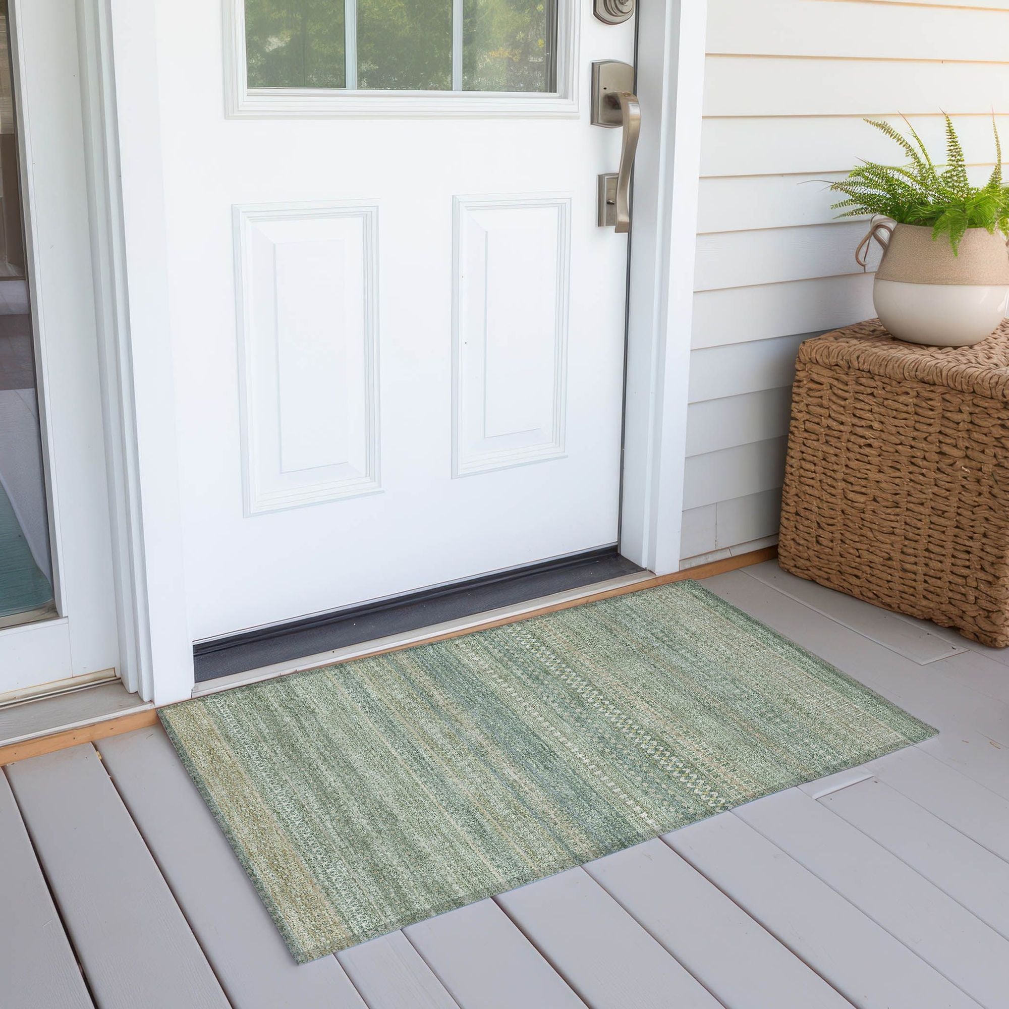 Machine Made ACN527 Aloe Green Rugs #color_aloe green