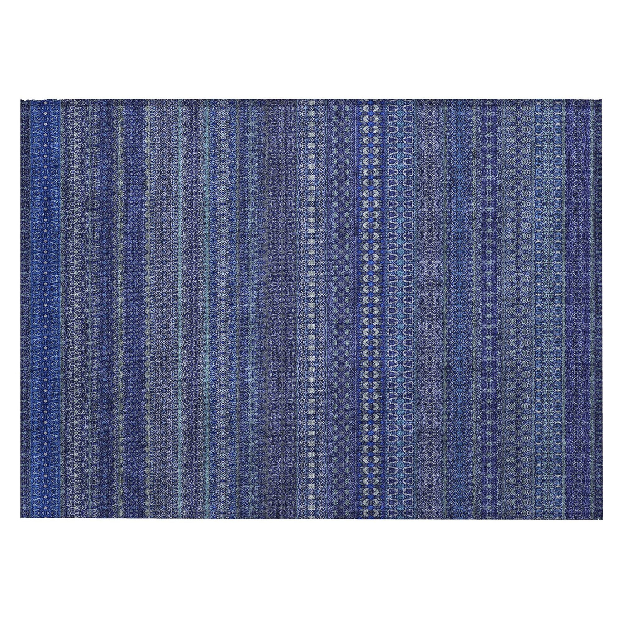 Machine Made ACN527 Navy Blue Rugs #color_navy blue