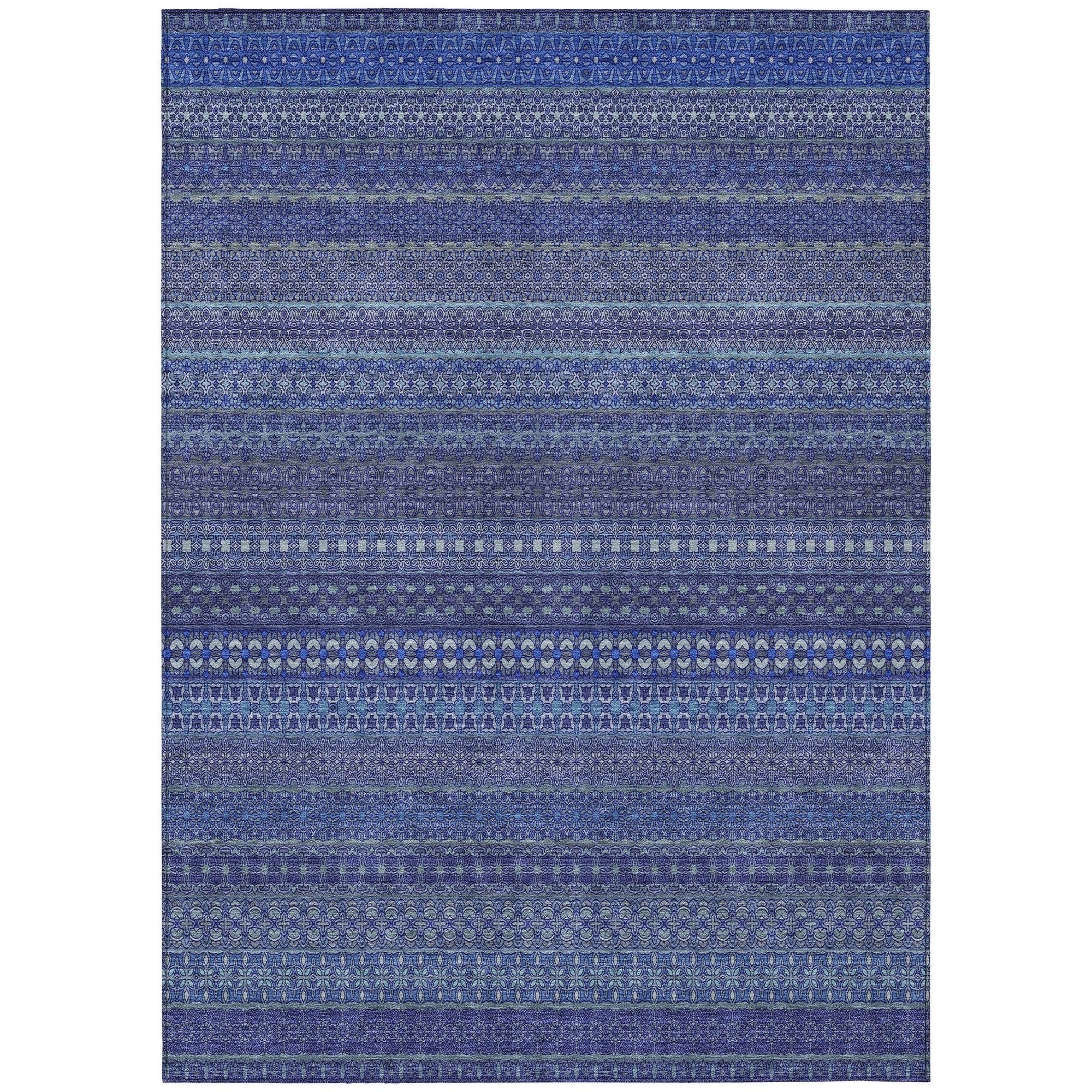 Machine Made ACN527 Navy Blue Rugs #color_navy blue