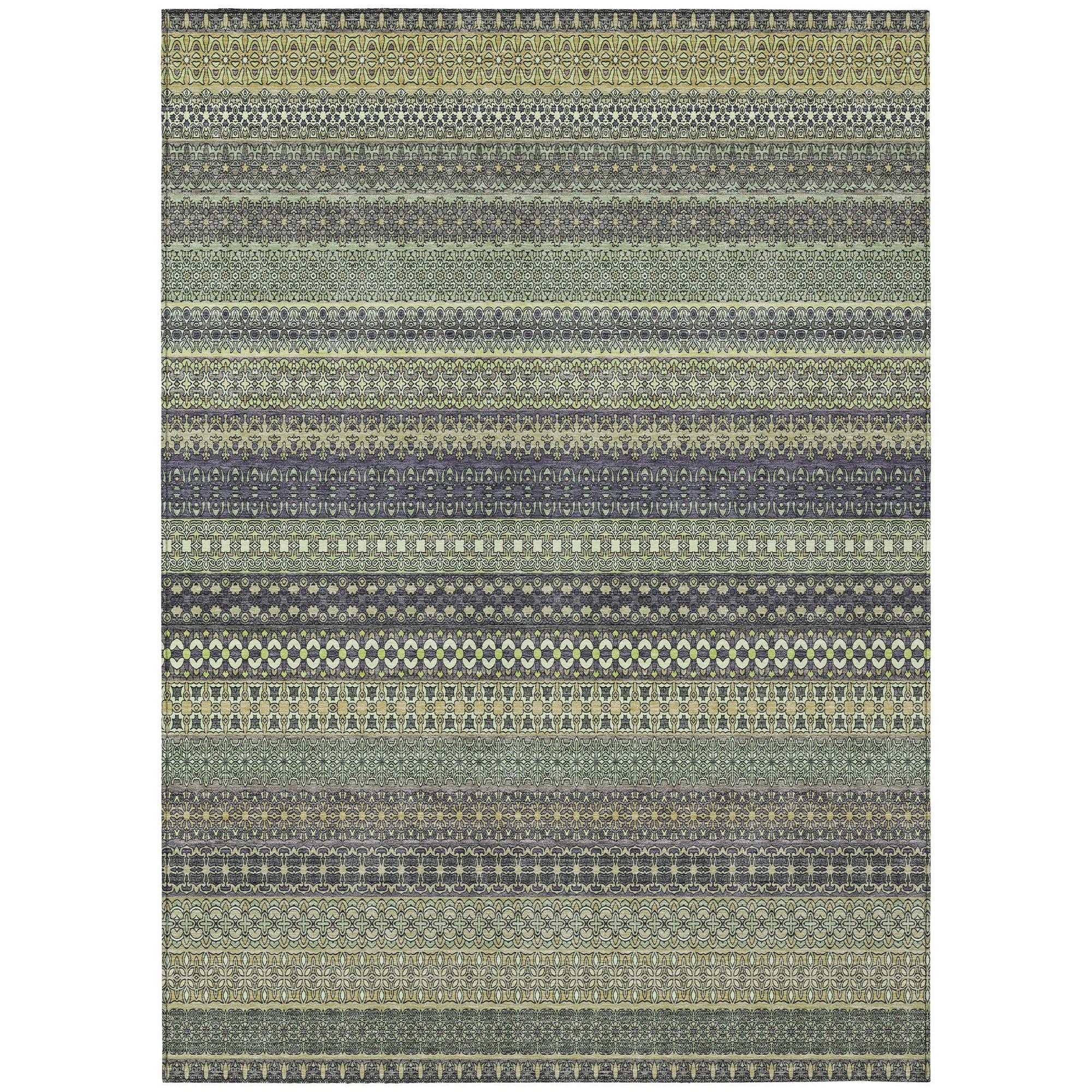 Machine Made ACN527 Sage Green Rugs #color_sage green