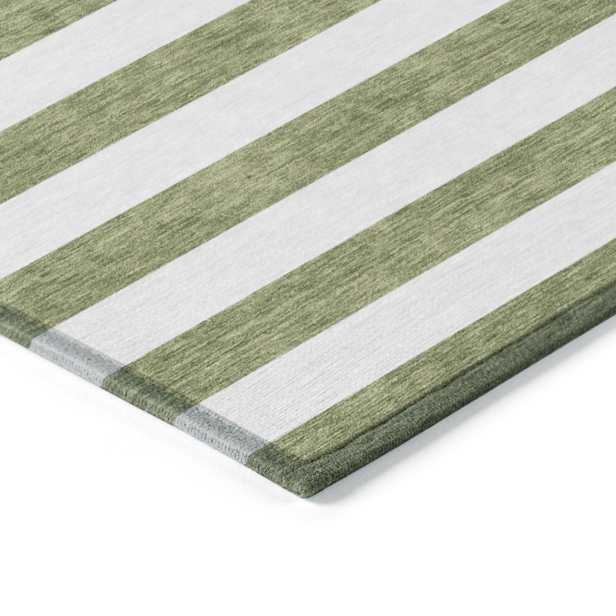 Machine Made ACN528 Olive Green Rugs #color_olive green