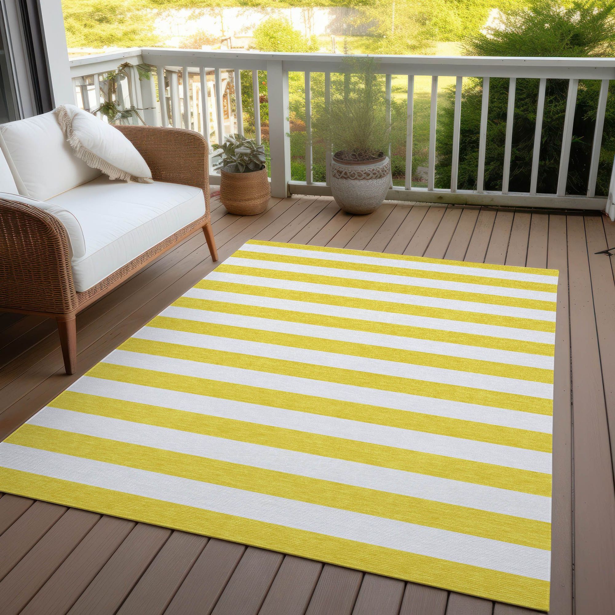 Machine Made ACN528 Yellow Gold Rugs #color_yellow gold