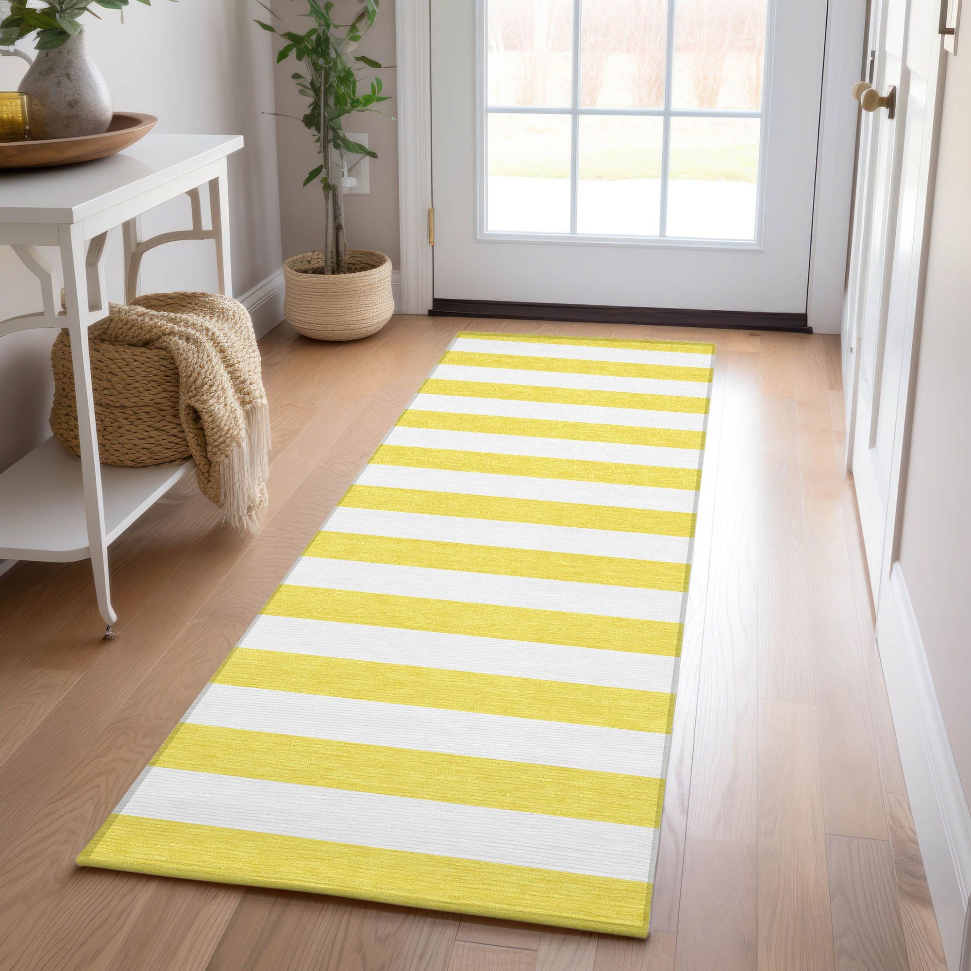 Machine Made ACN528 Yellow Gold Rugs #color_yellow gold