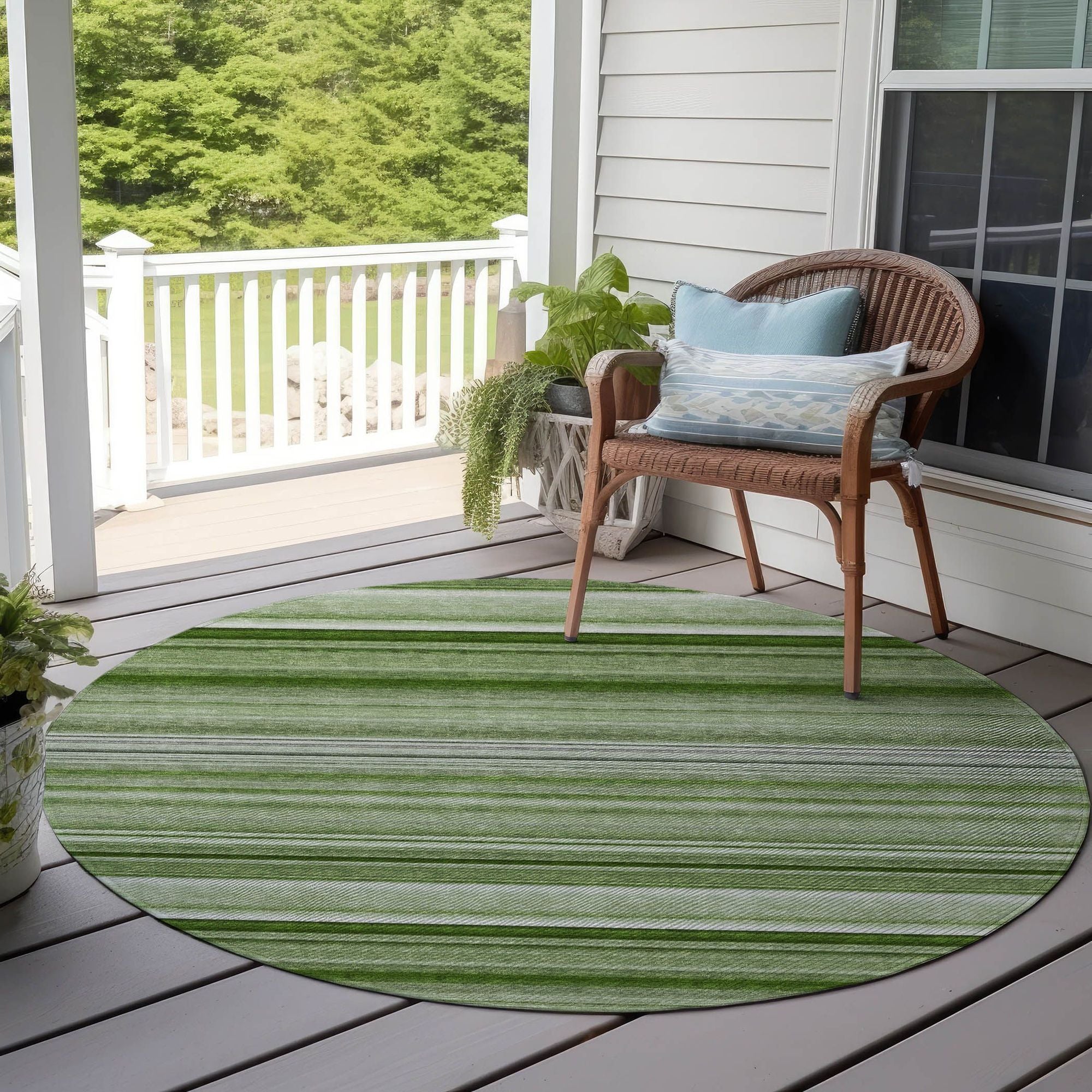 Machine Made ACN529 Aloe Green Rugs #color_aloe green