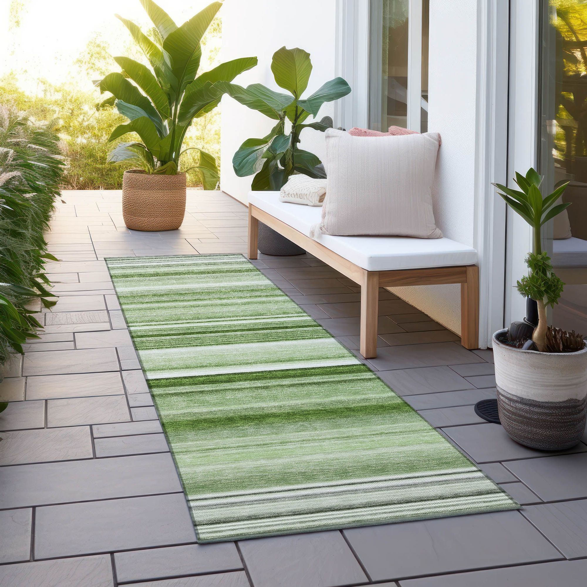 Machine Made ACN529 Aloe Green Rugs #color_aloe green