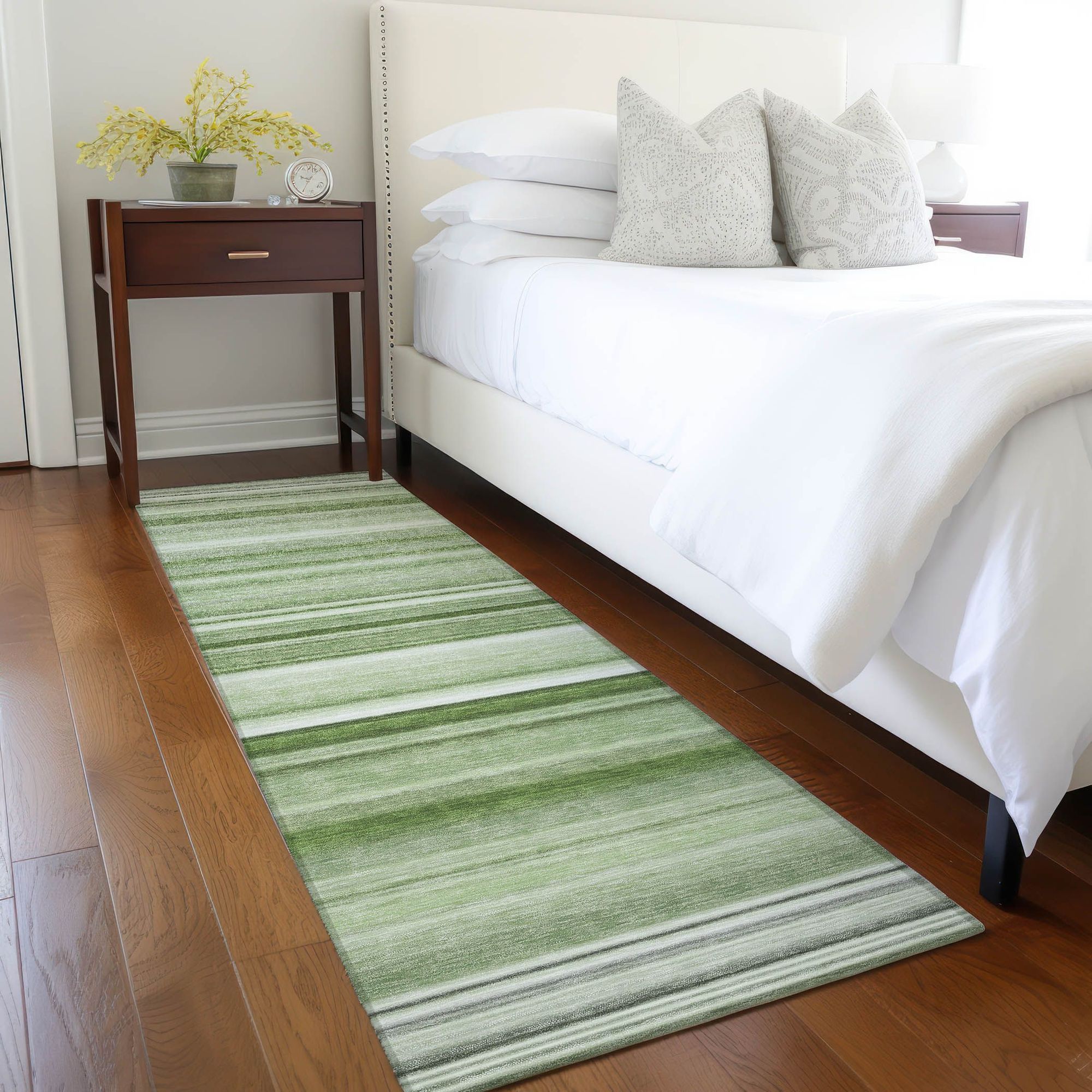 Machine Made ACN529 Aloe Green Rugs #color_aloe green