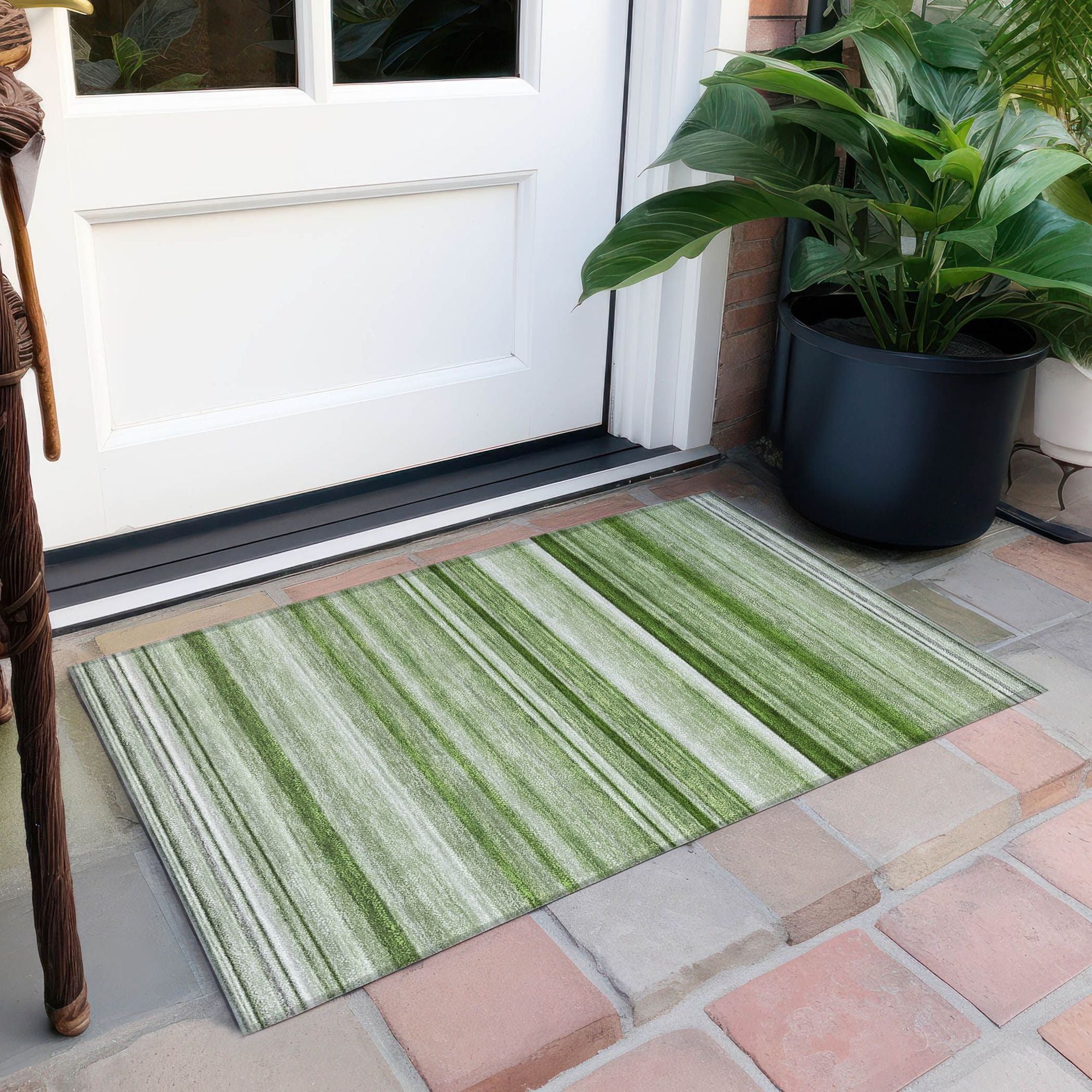 Machine Made ACN529 Aloe Green Rugs #color_aloe green