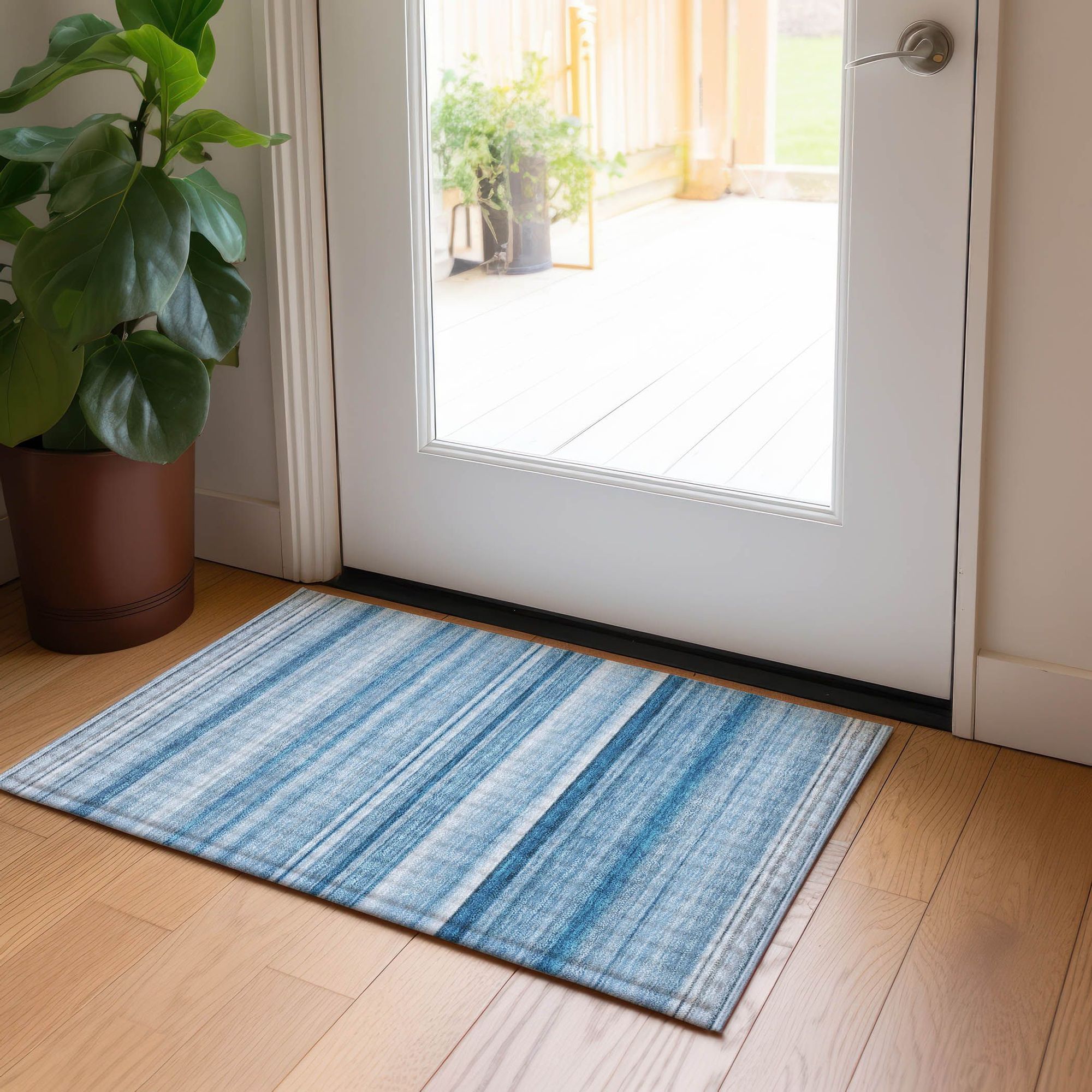 Machine Made ACN529 Blue  Rugs #color_blue 