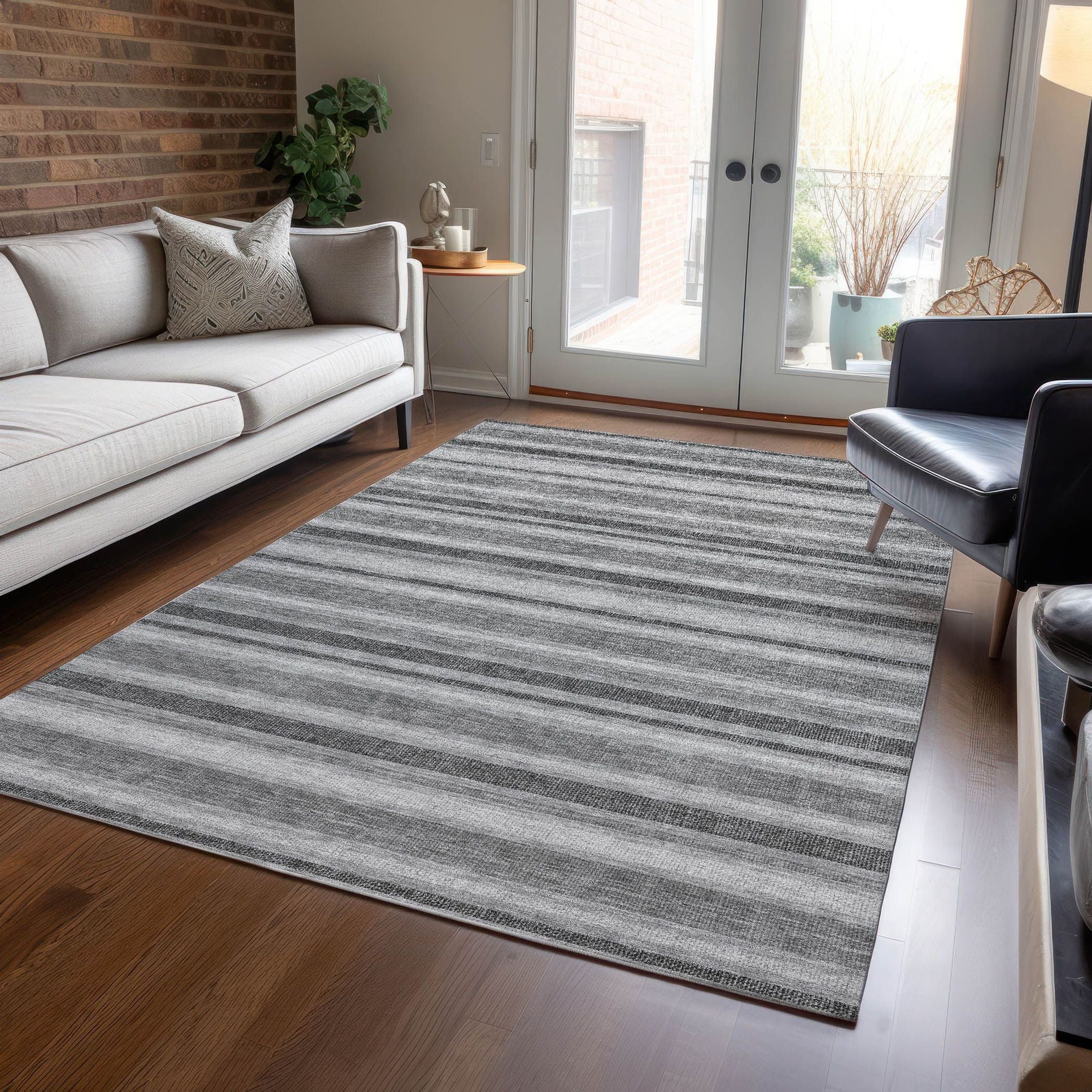 Machine Made ACN531 Gray  Rugs #color_gray 