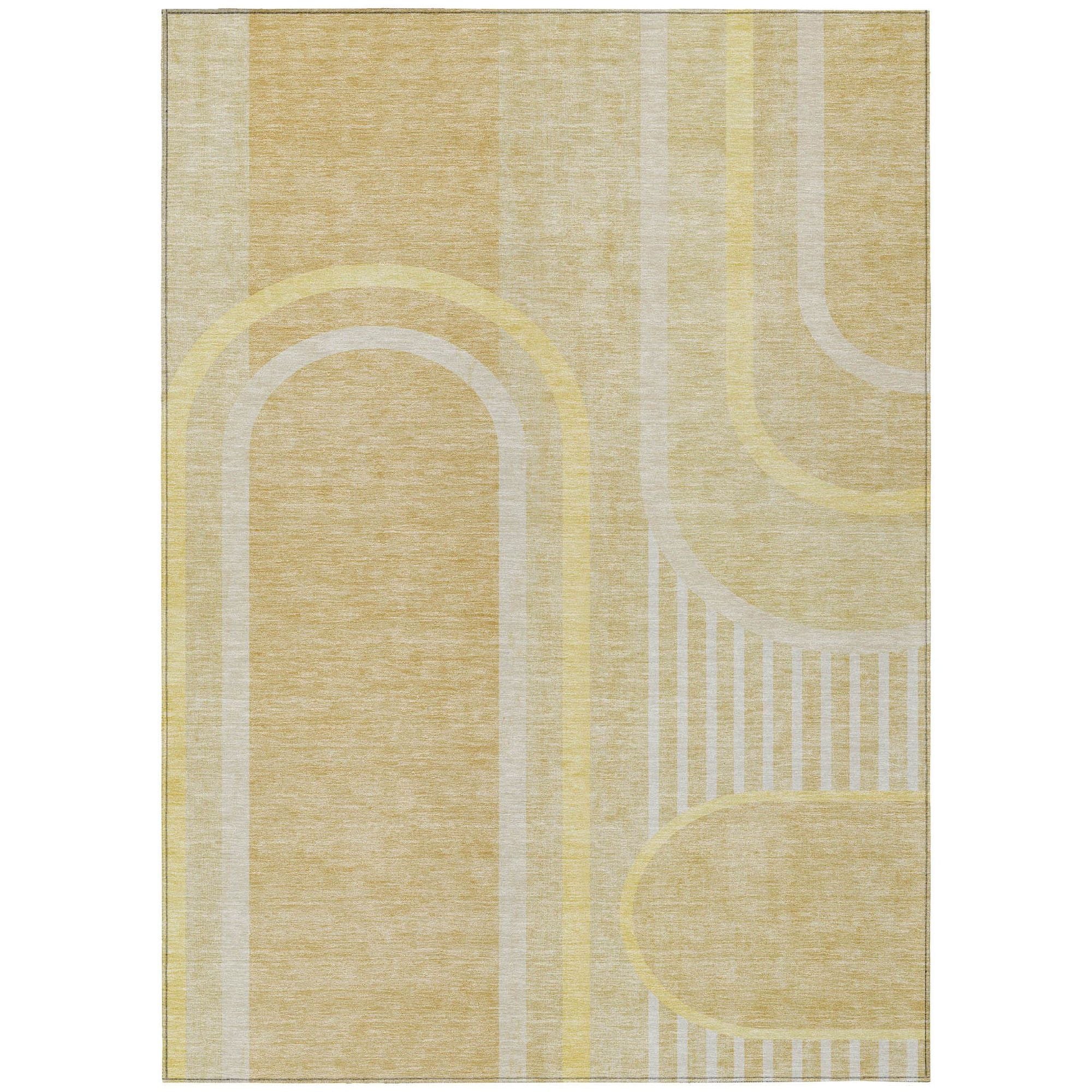 Machine Made ACN532 Beige Brown Rugs #color_beige brown