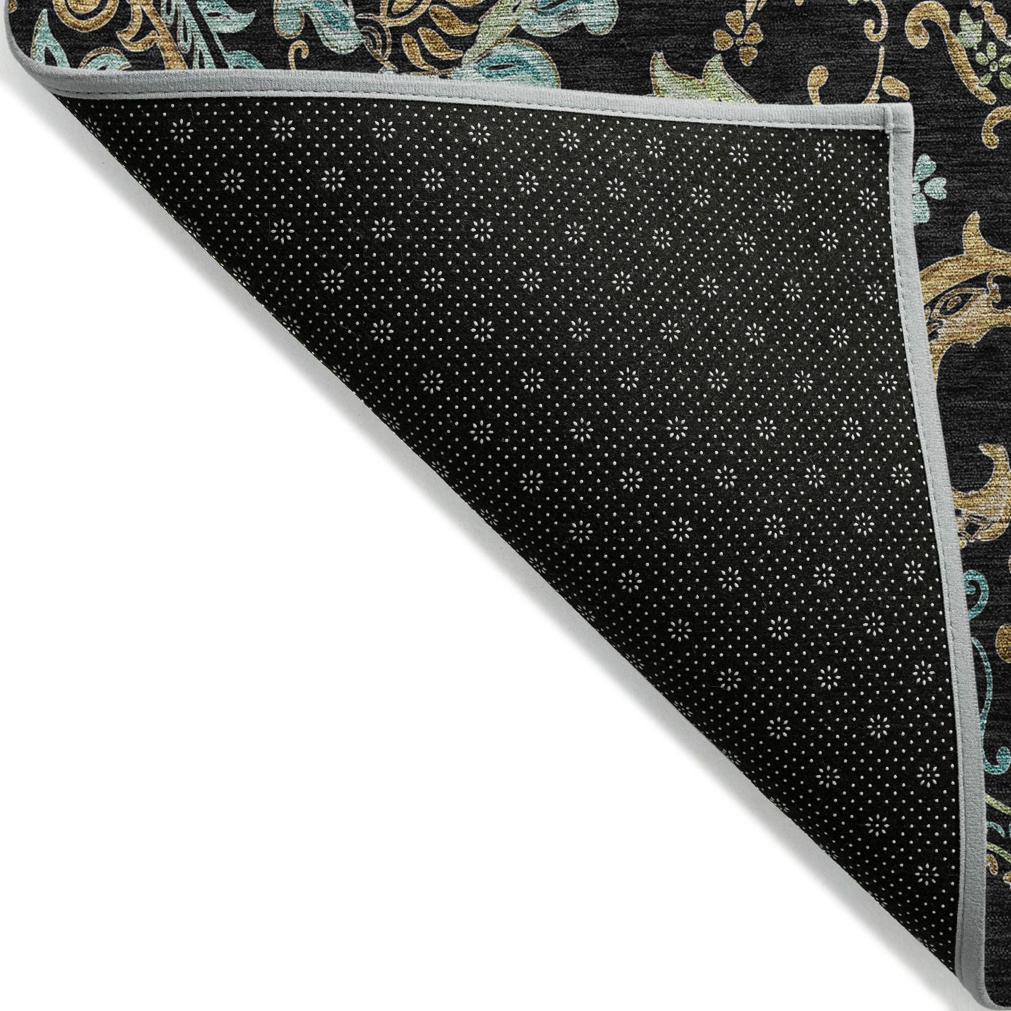 Machine Made ACN533 Black  Rugs #color_black 