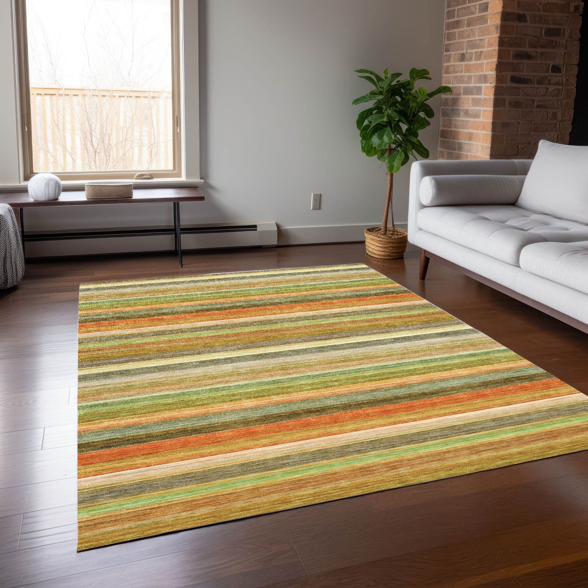 Machine Made ACN535 Aloe Green Rugs #color_aloe green