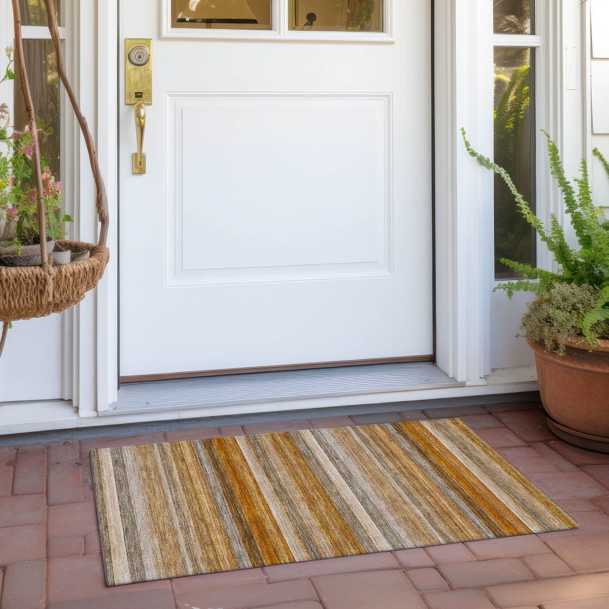 Machine Made ACN535 Paprika Orange Rugs #color_paprika orange