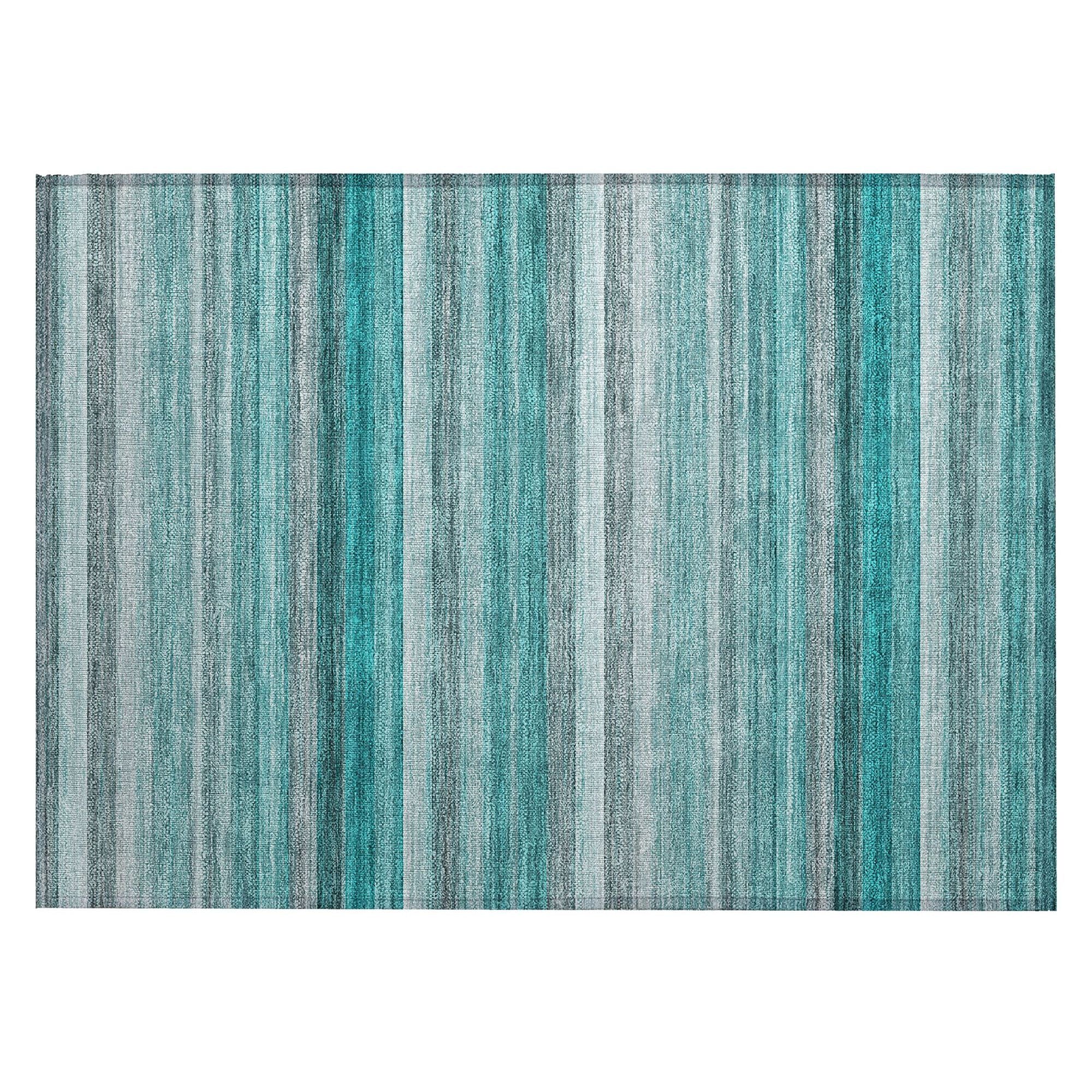 Machine Made ACN535 Teal  Rugs #color_teal 