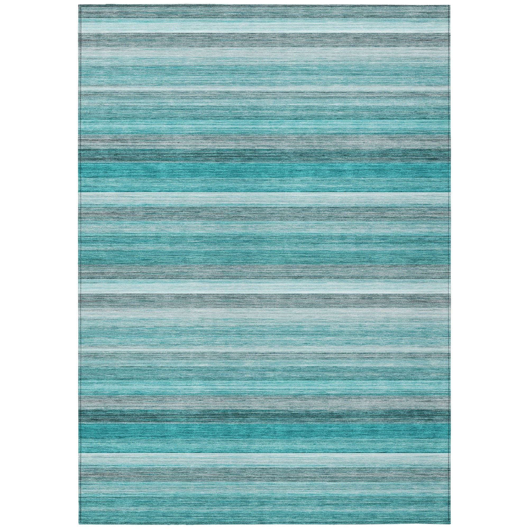 Machine Made ACN535 Teal  Rugs #color_teal 