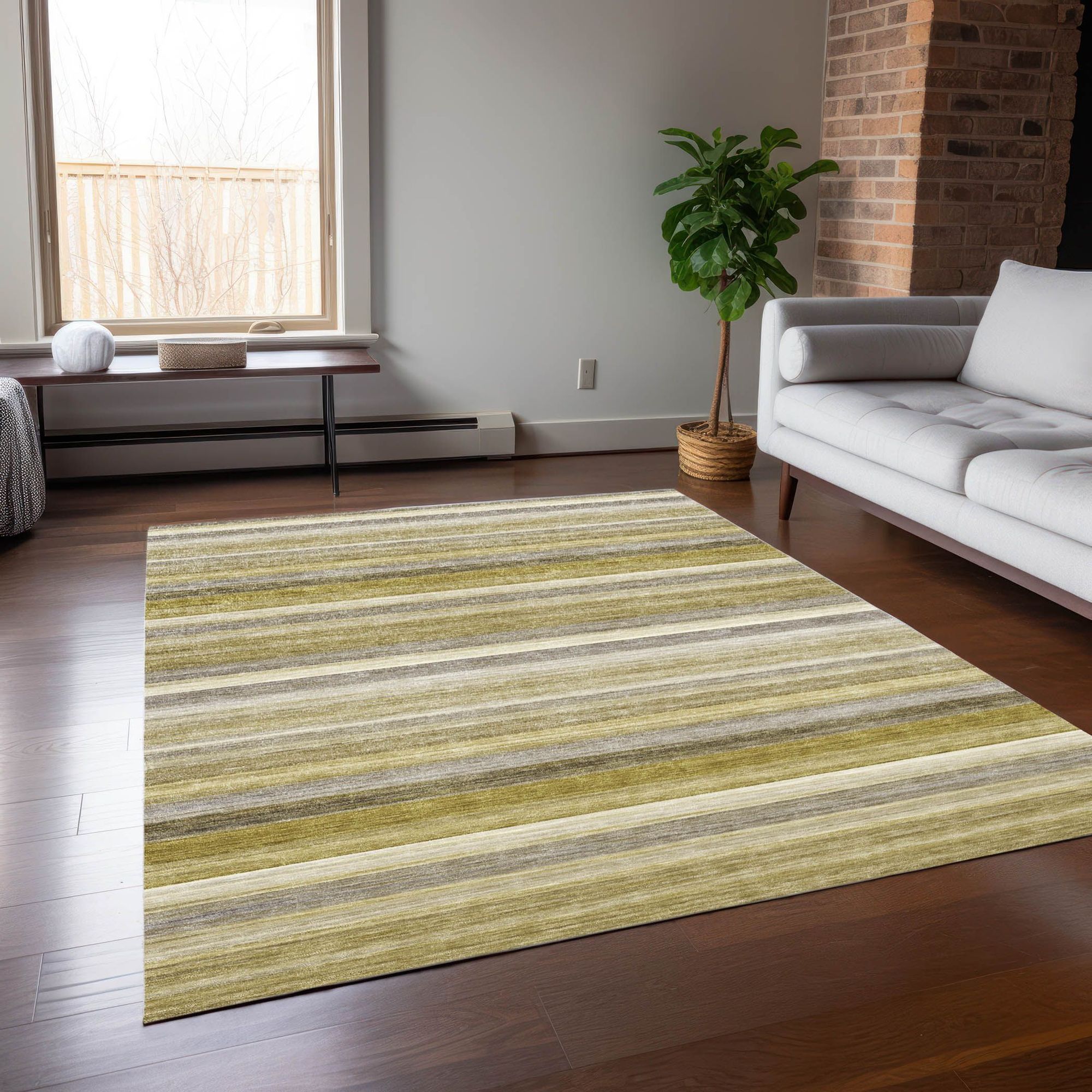 Machine Made ACN535 Wheat Gold Rugs #color_wheat gold