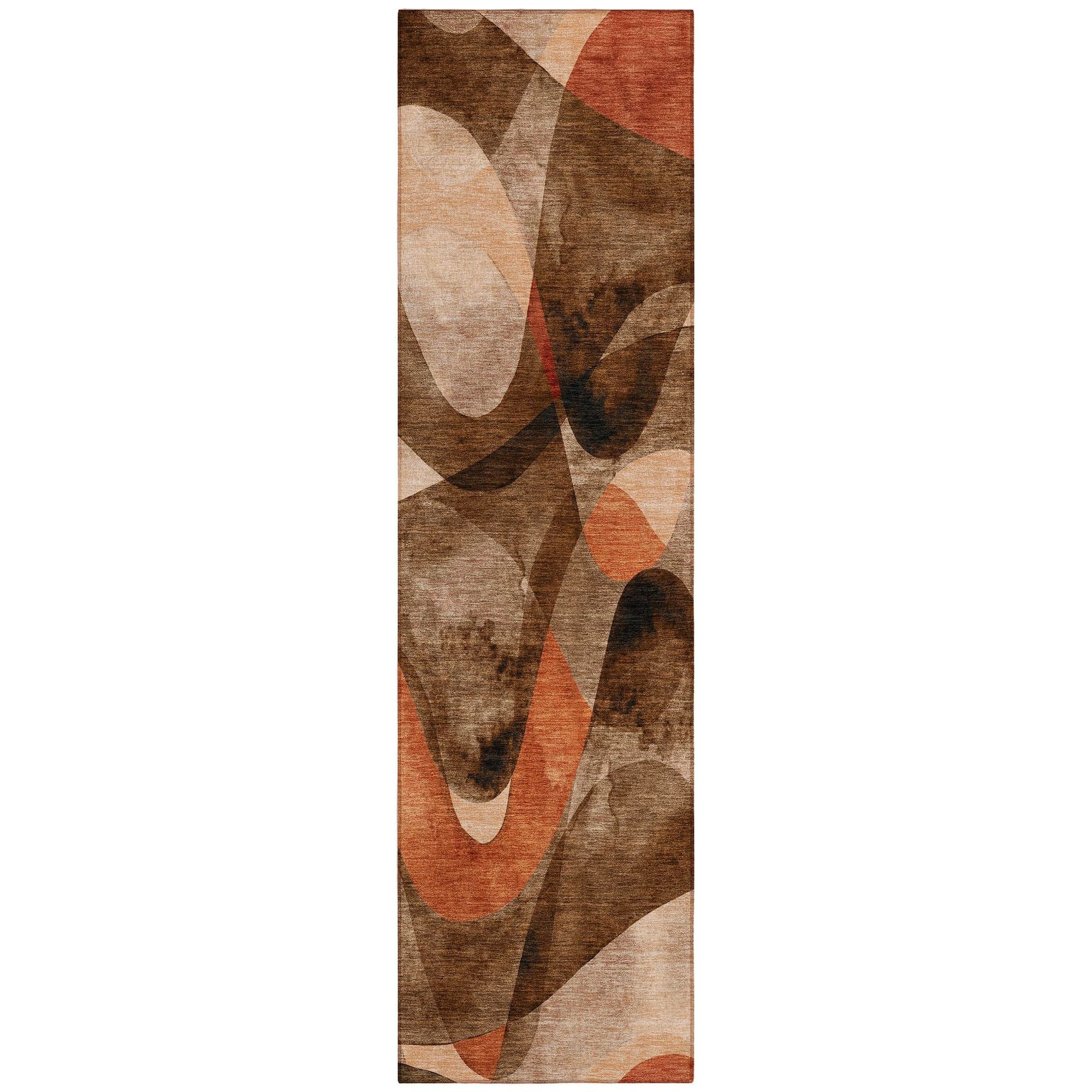 Machine Made ACN536 Chocolate Brown Rugs #color_chocolate brown