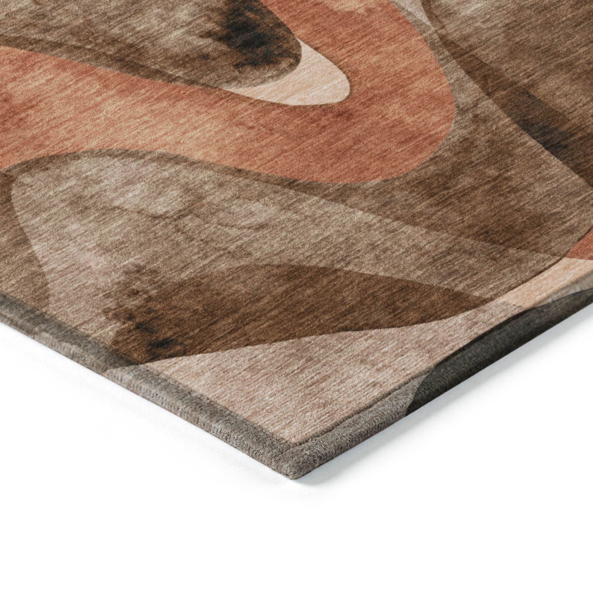 Machine Made ACN536 Chocolate Brown Rugs #color_chocolate brown