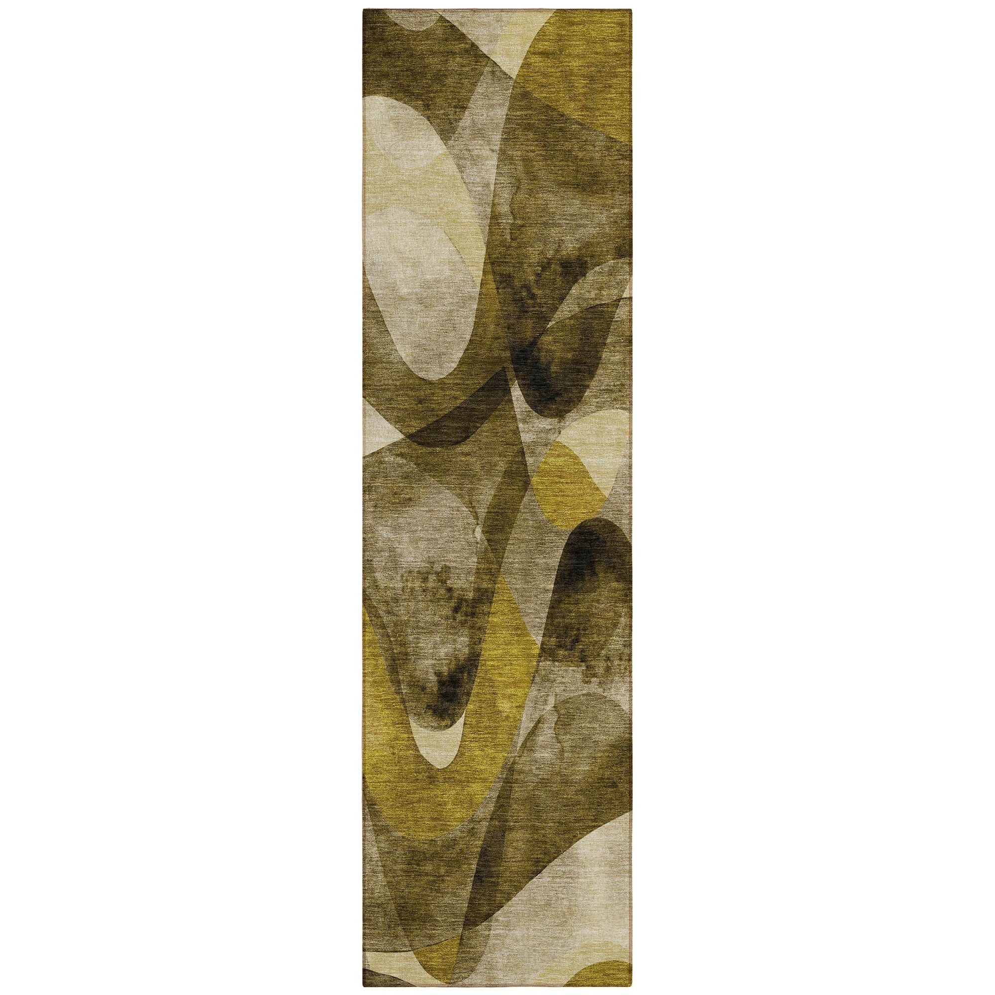 Machine Made ACN536 Coffee Brown Rugs #color_coffee brown