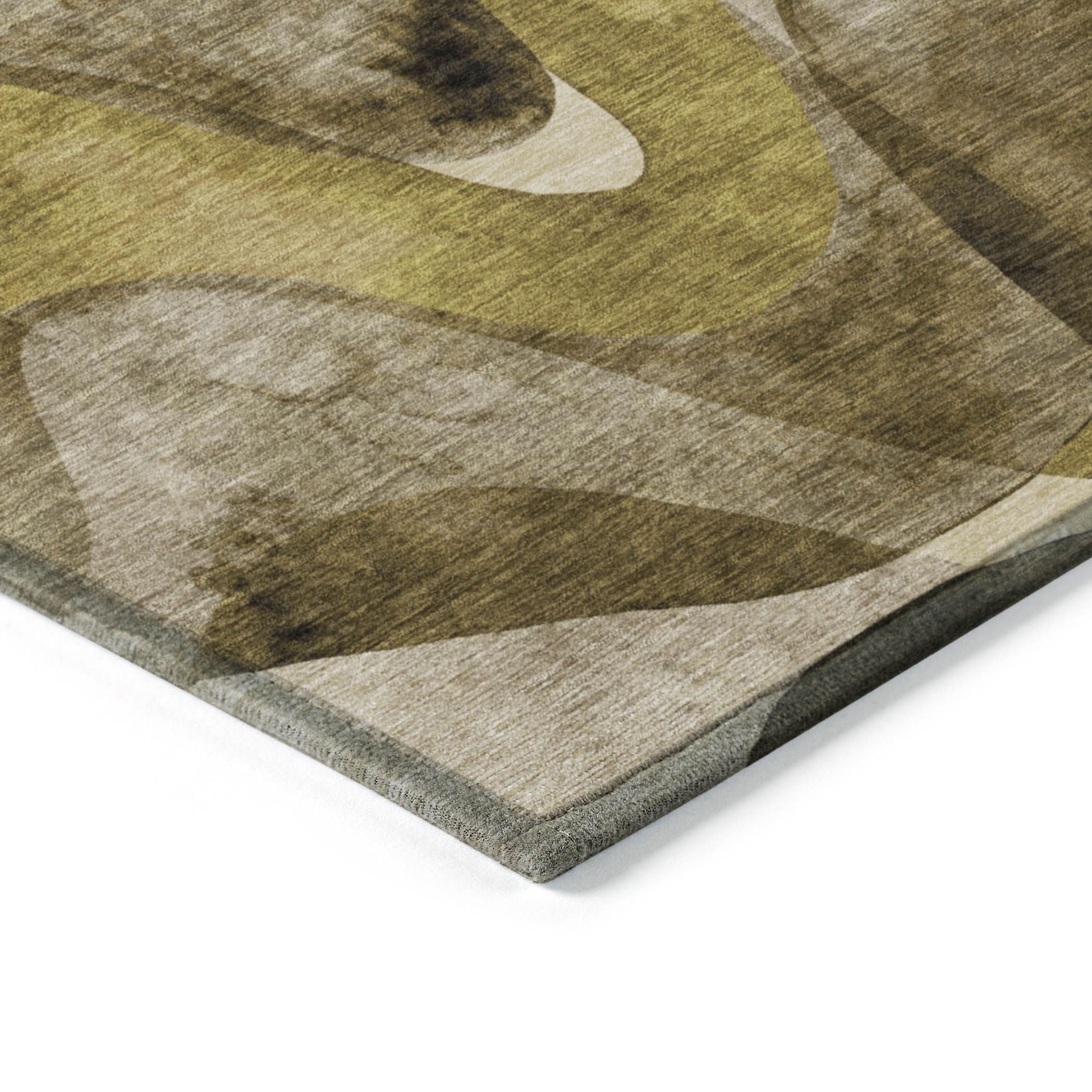 Machine Made ACN536 Coffee Brown Rugs #color_coffee brown