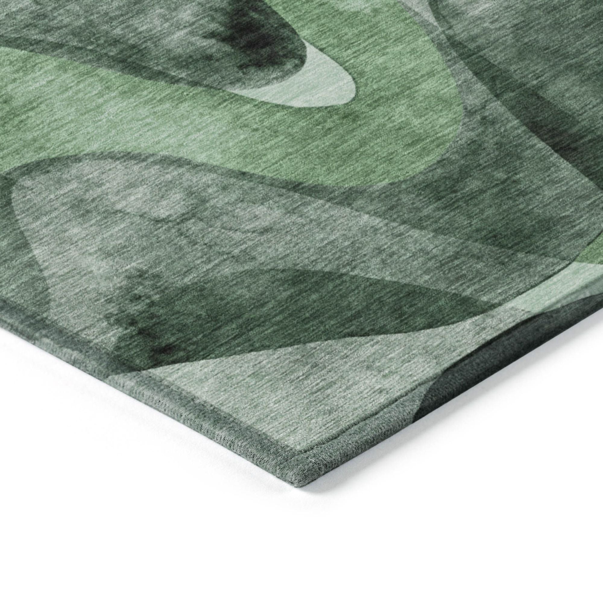 Machine Made ACN536 Fern Green Rugs #color_fern green