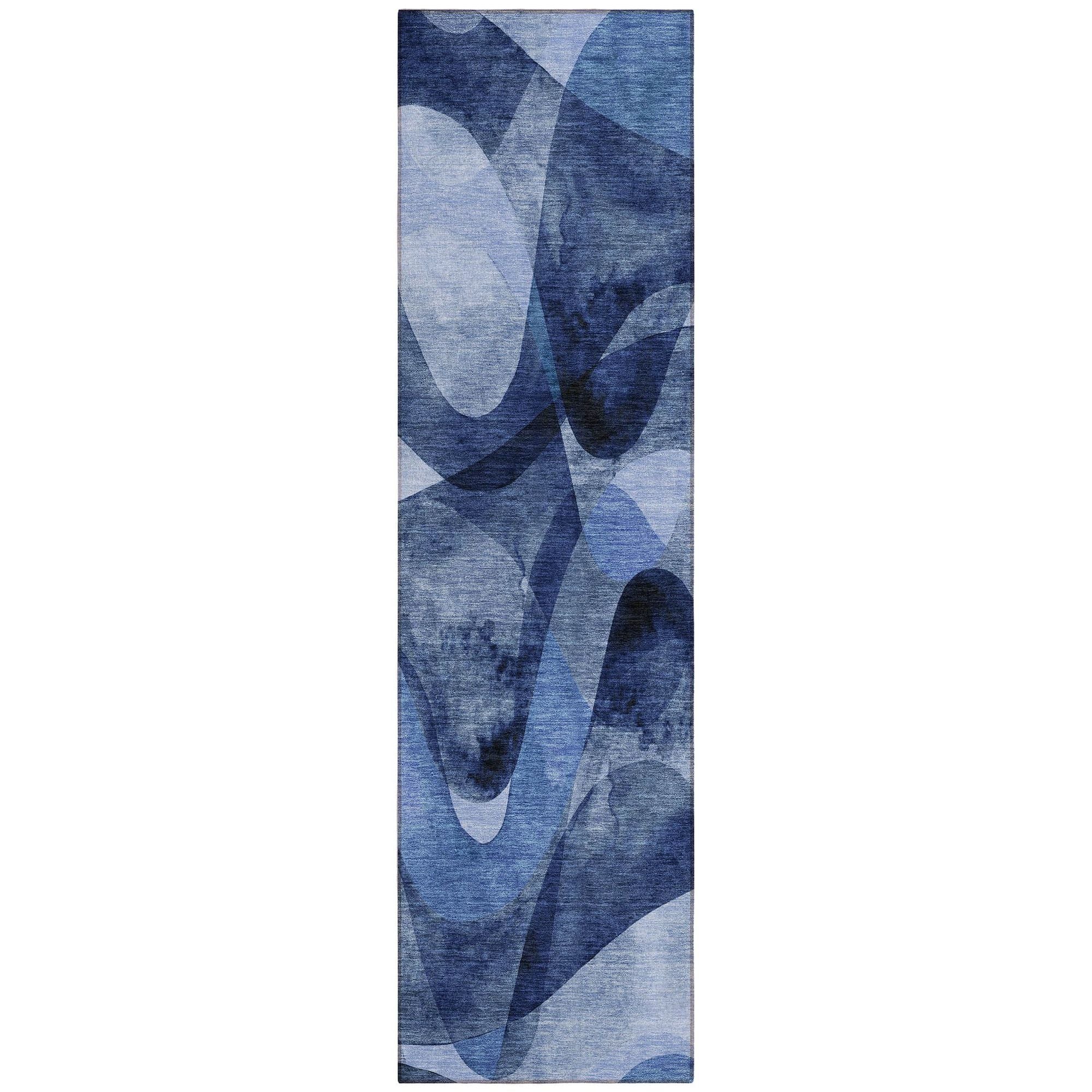 Machine Made ACN536 Navy Blue Rugs #color_navy blue