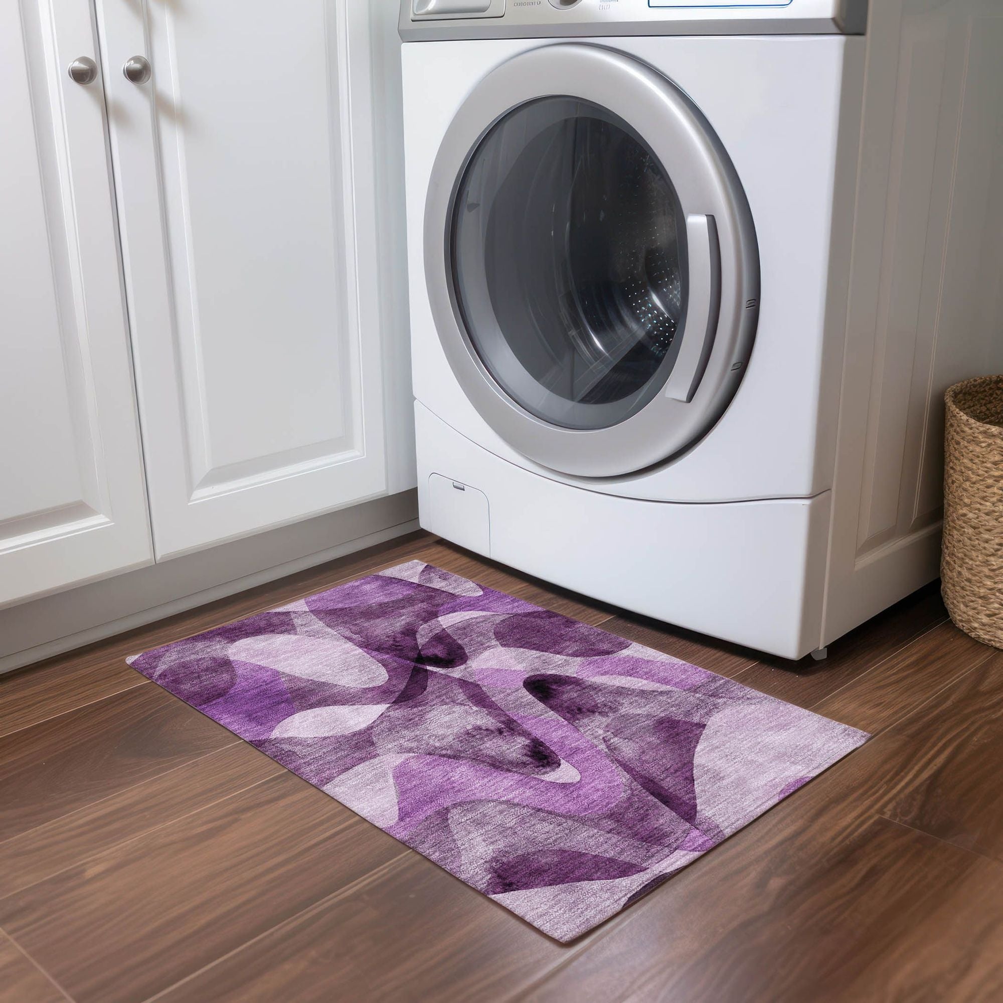 Machine Made ACN536 Purple  Rugs #color_purple 