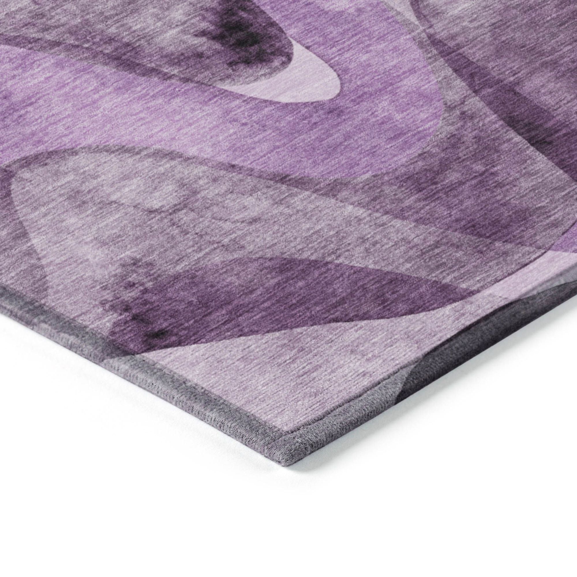 Machine Made ACN536 Purple  Rugs #color_purple 