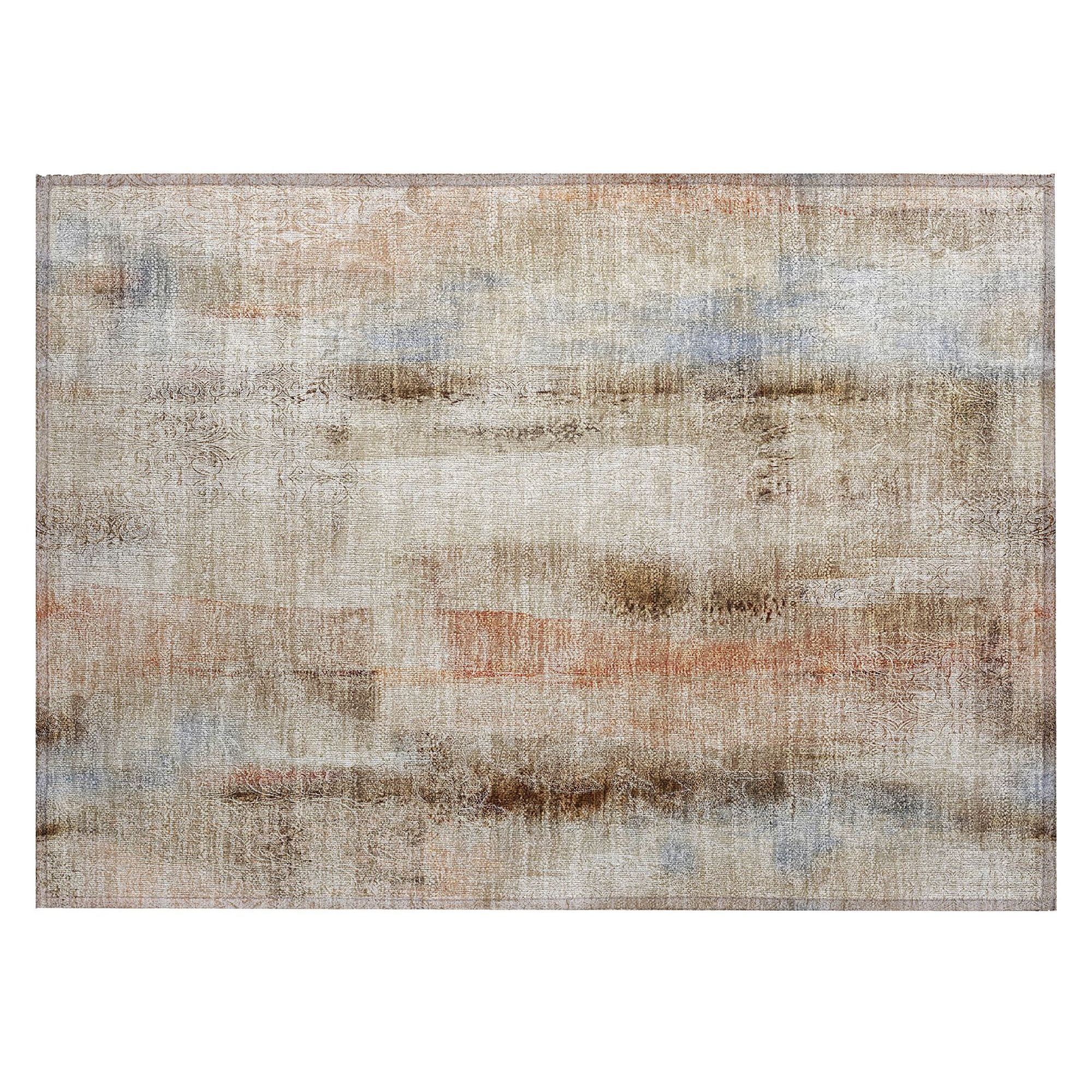 Machine Made ACN537 Beige Brown Rugs #color_beige brown