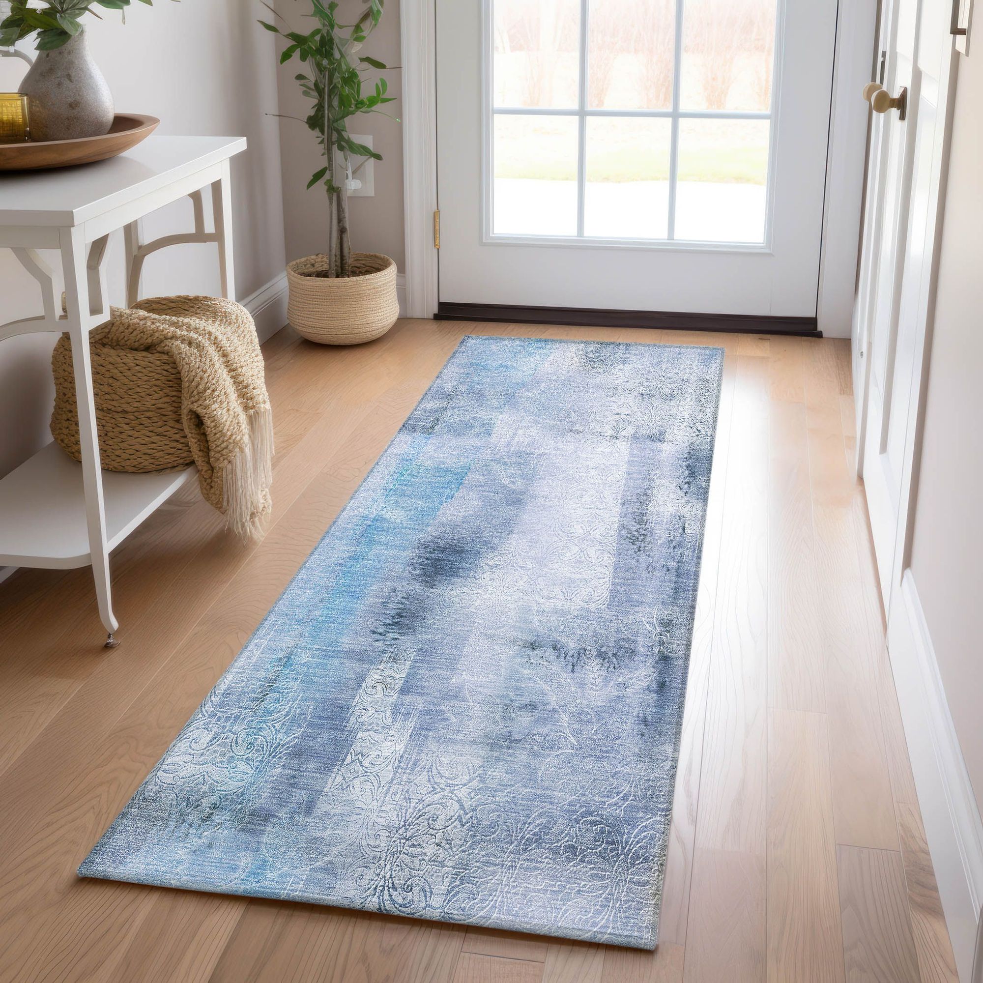 Machine Made ACN537 Blue  Rugs #color_blue 