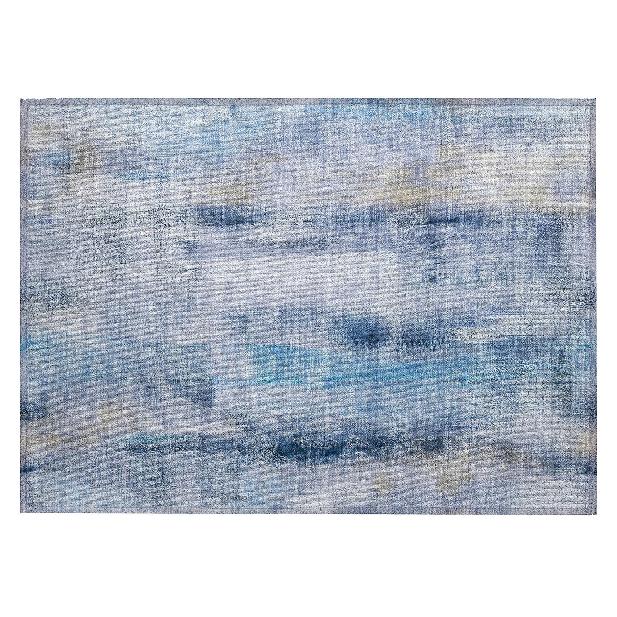 Machine Made ACN537 Blue  Rugs #color_blue 