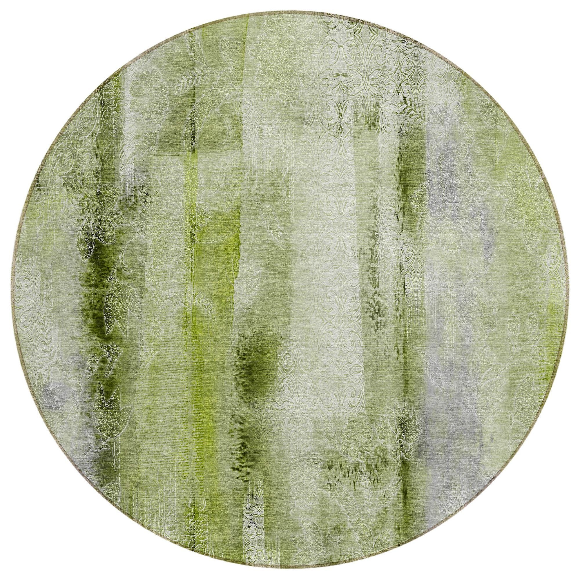 Machine Made ACN537 Sage Green Rugs #color_sage green