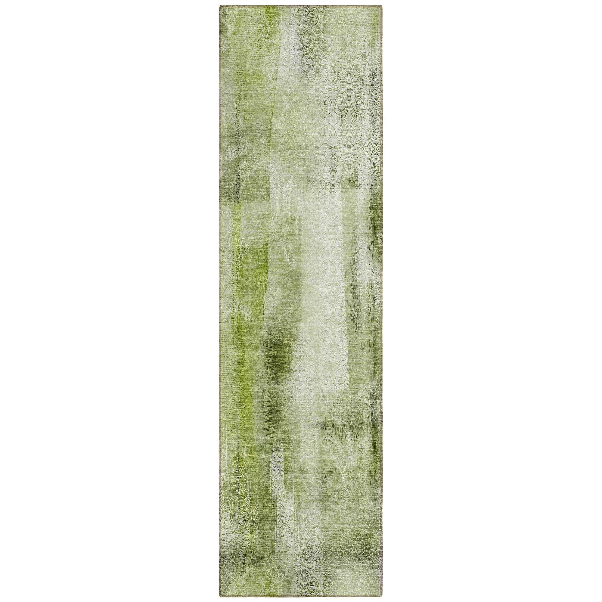 Machine Made ACN537 Sage Green Rugs #color_sage green