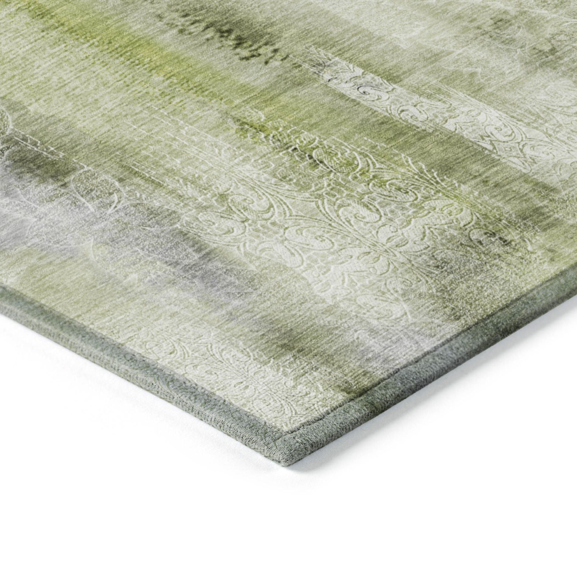 Machine Made ACN537 Sage Green Rugs #color_sage green