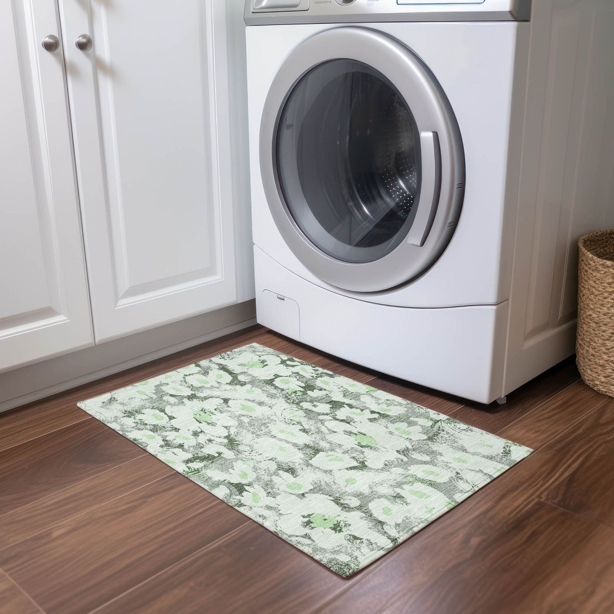 Machine Made ACN538 Aloe Green Rugs #color_aloe green