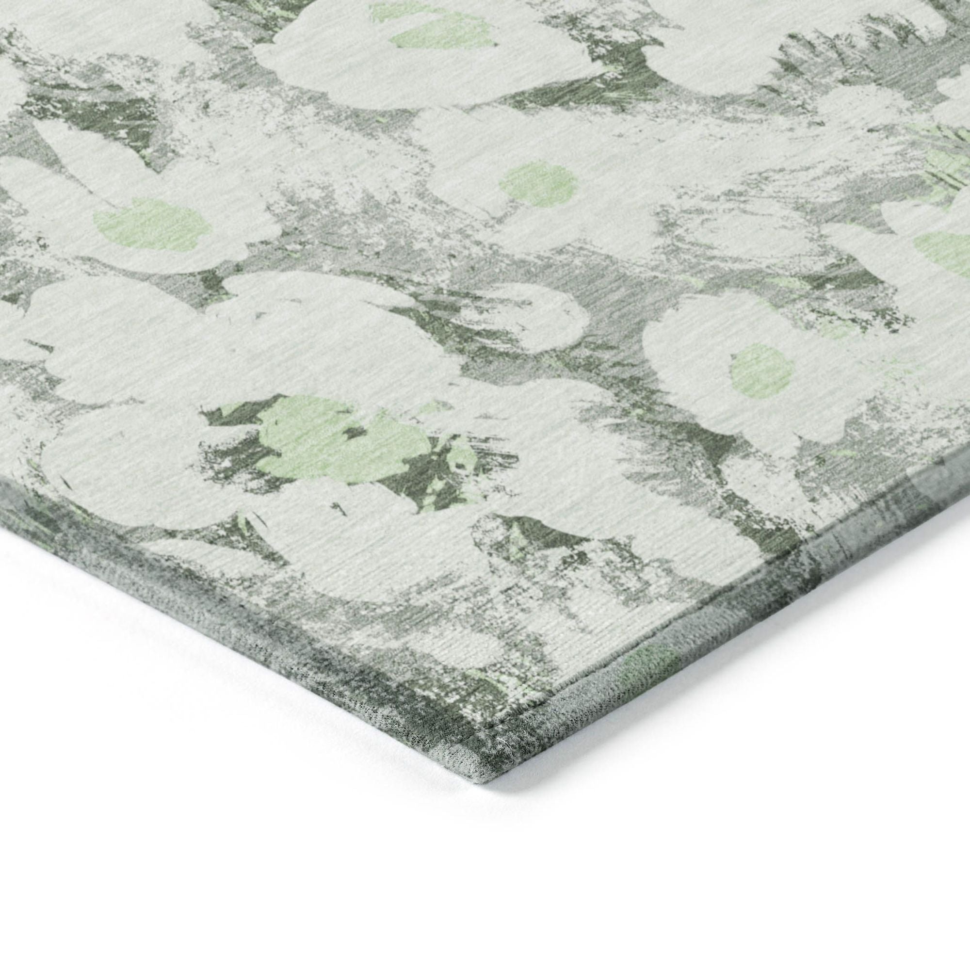 Machine Made ACN538 Aloe Green Rugs #color_aloe green