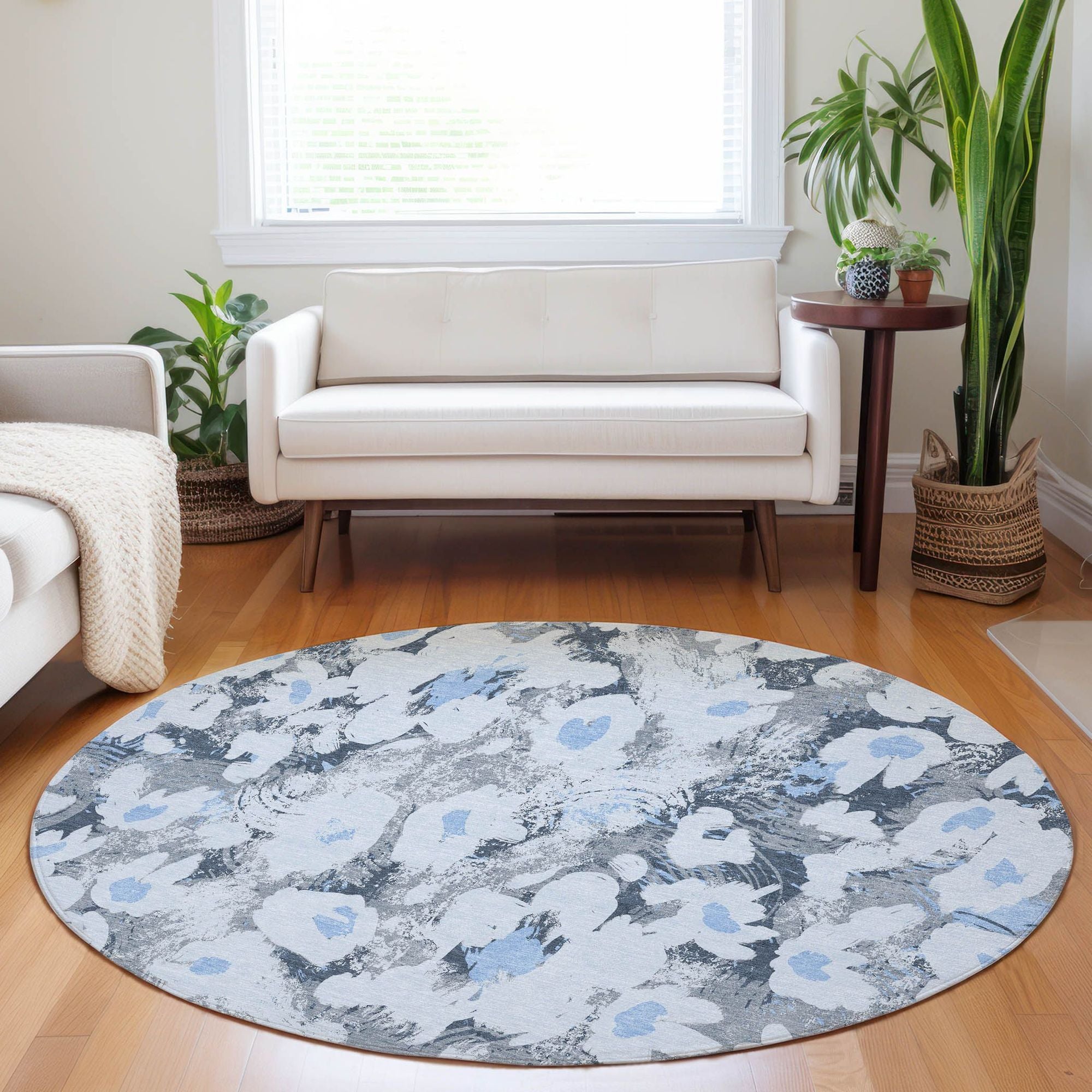 Machine Made ACN538 Denim Blue Rugs #color_denim blue