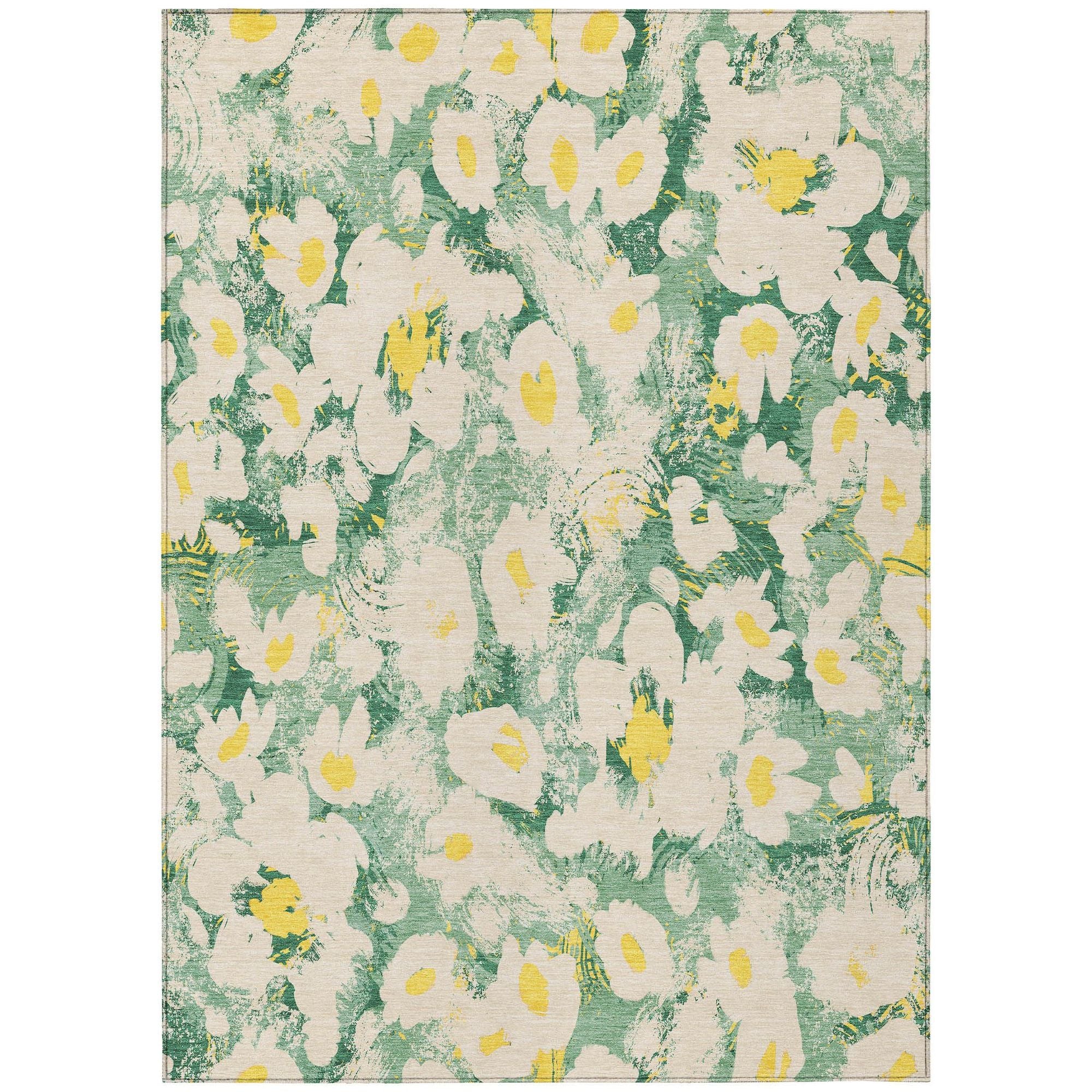 Machine Made ACN538 Green  Rugs #color_green 