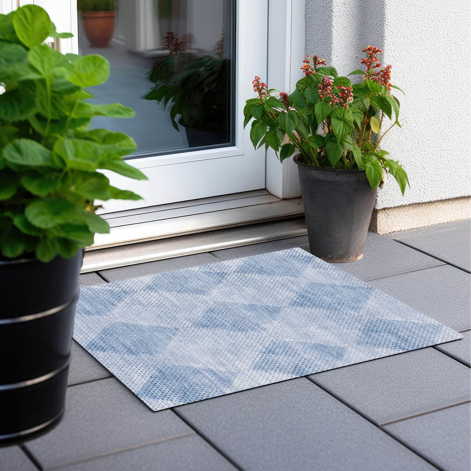 Machine Made ACN539 Blue  Rugs #color_blue 