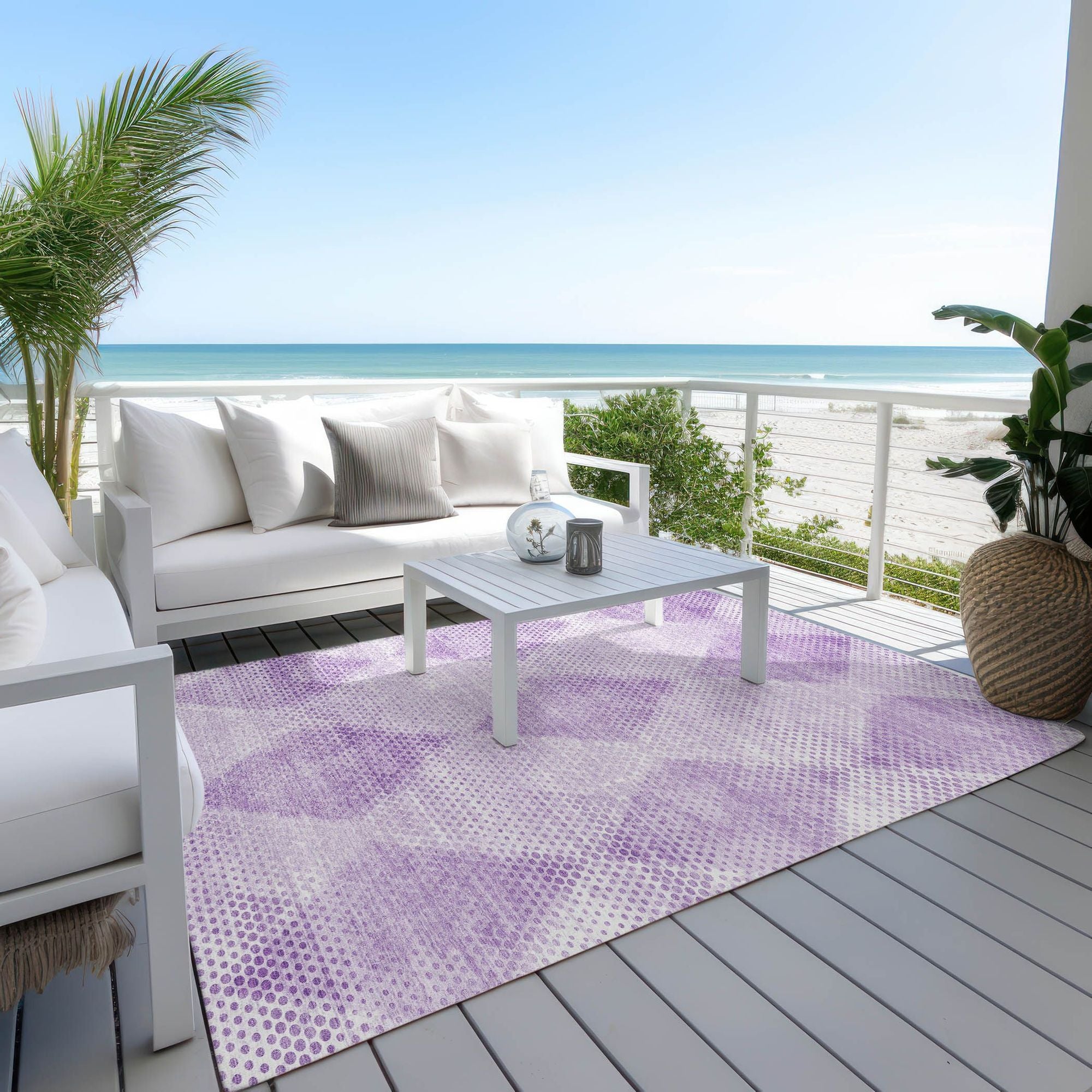 Machine Made ACN539 Lavender Purple Rugs #color_lavender purple