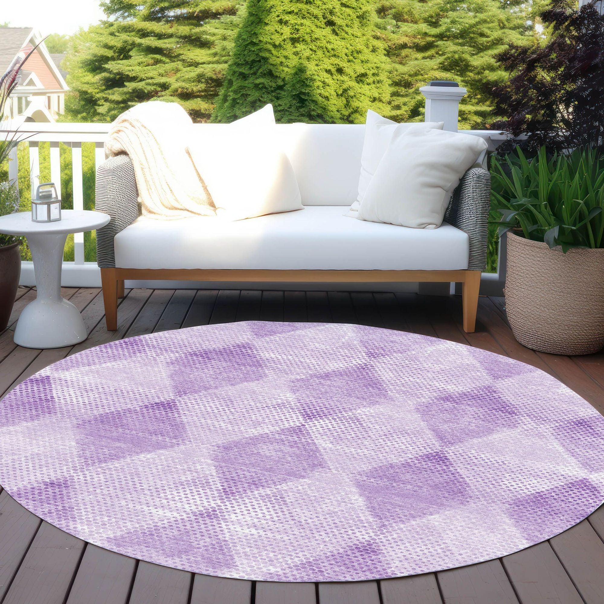 Machine Made ACN539 Lavender Purple Rugs #color_lavender purple